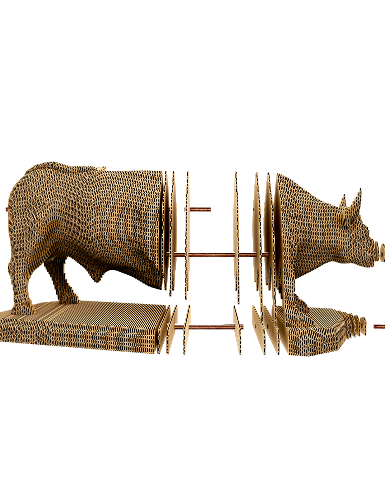 Картинка 3D-пазл BULL