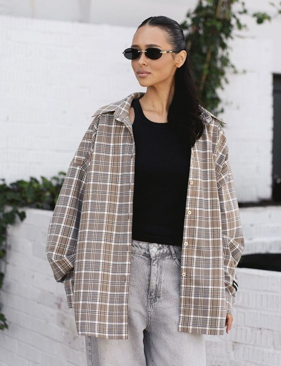 Картинка Сорочка темно-коричнева