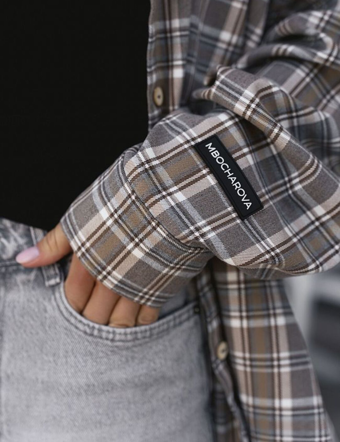 Картинка Сорочка темно-коричнева