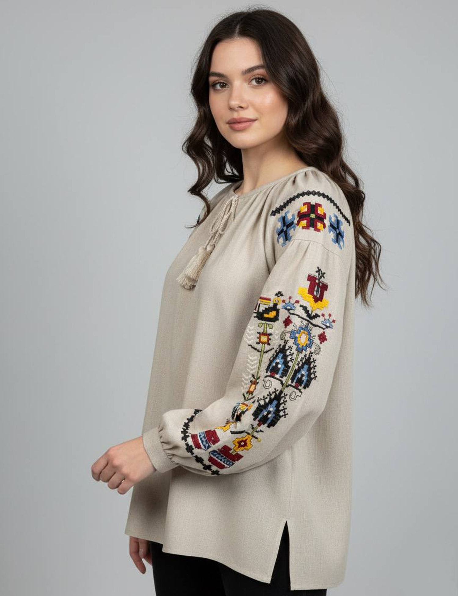 Картинка Вишиванка бежева