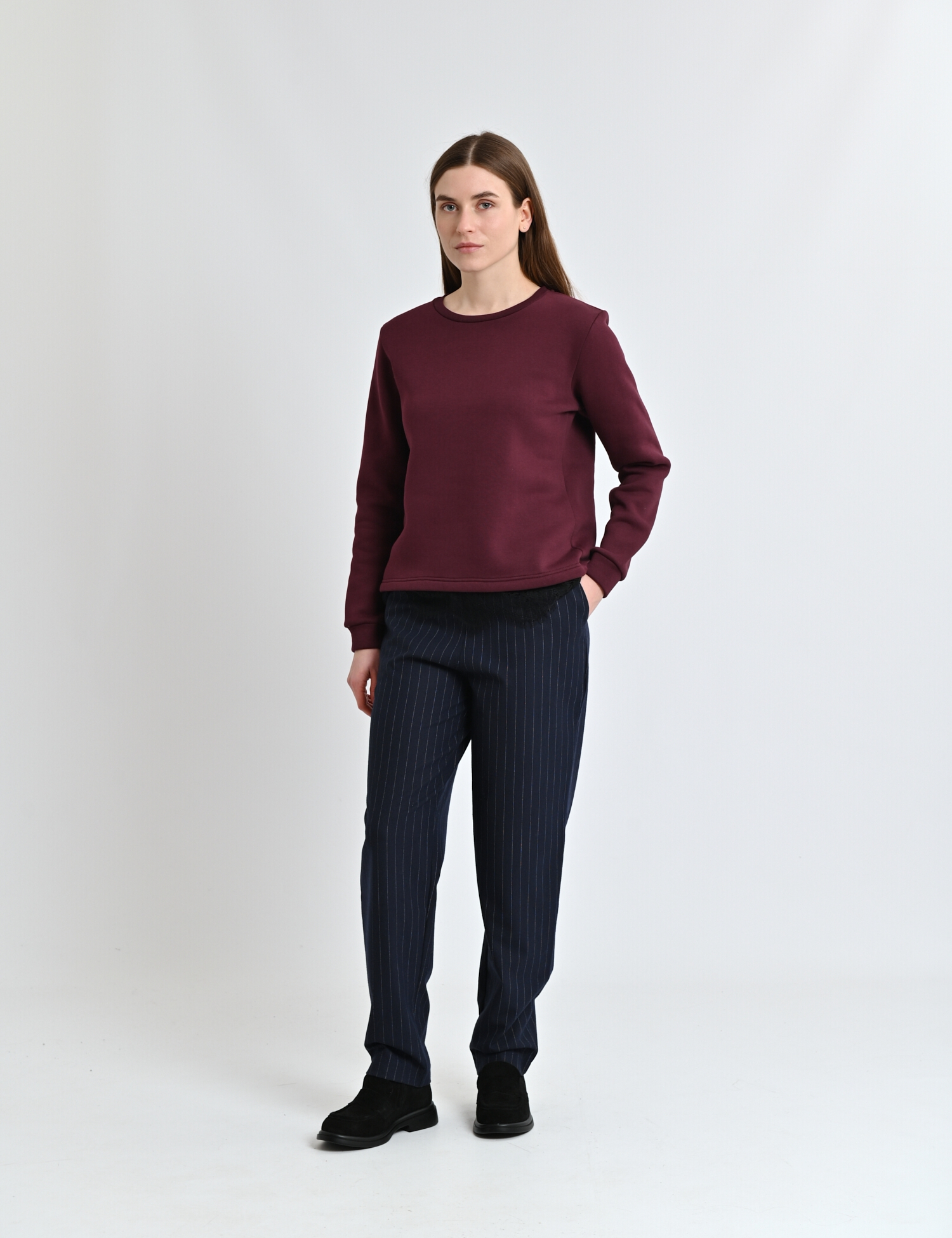 Картинка Світшот бордовий