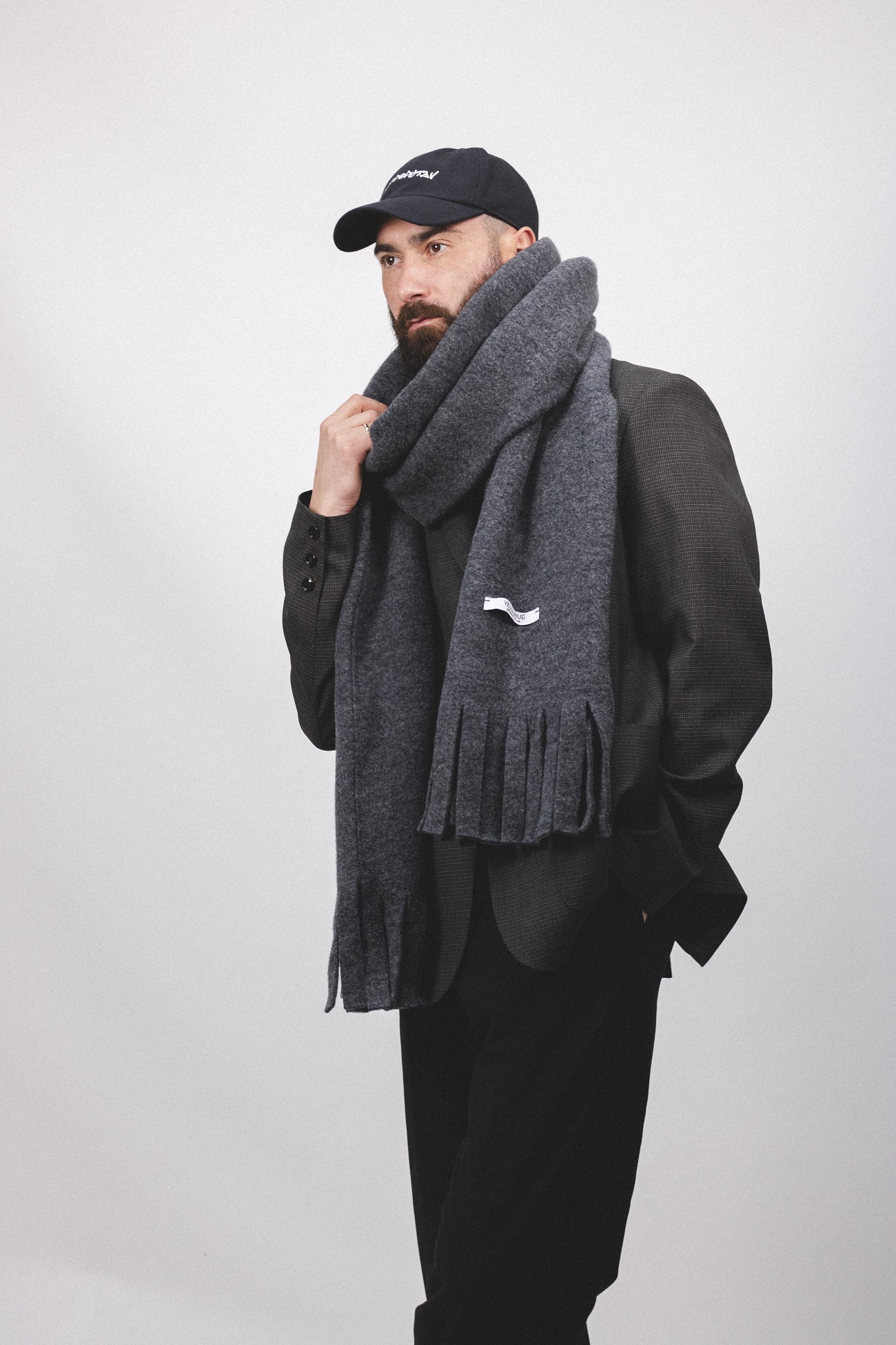 Картинка Шарф темно-коричневий