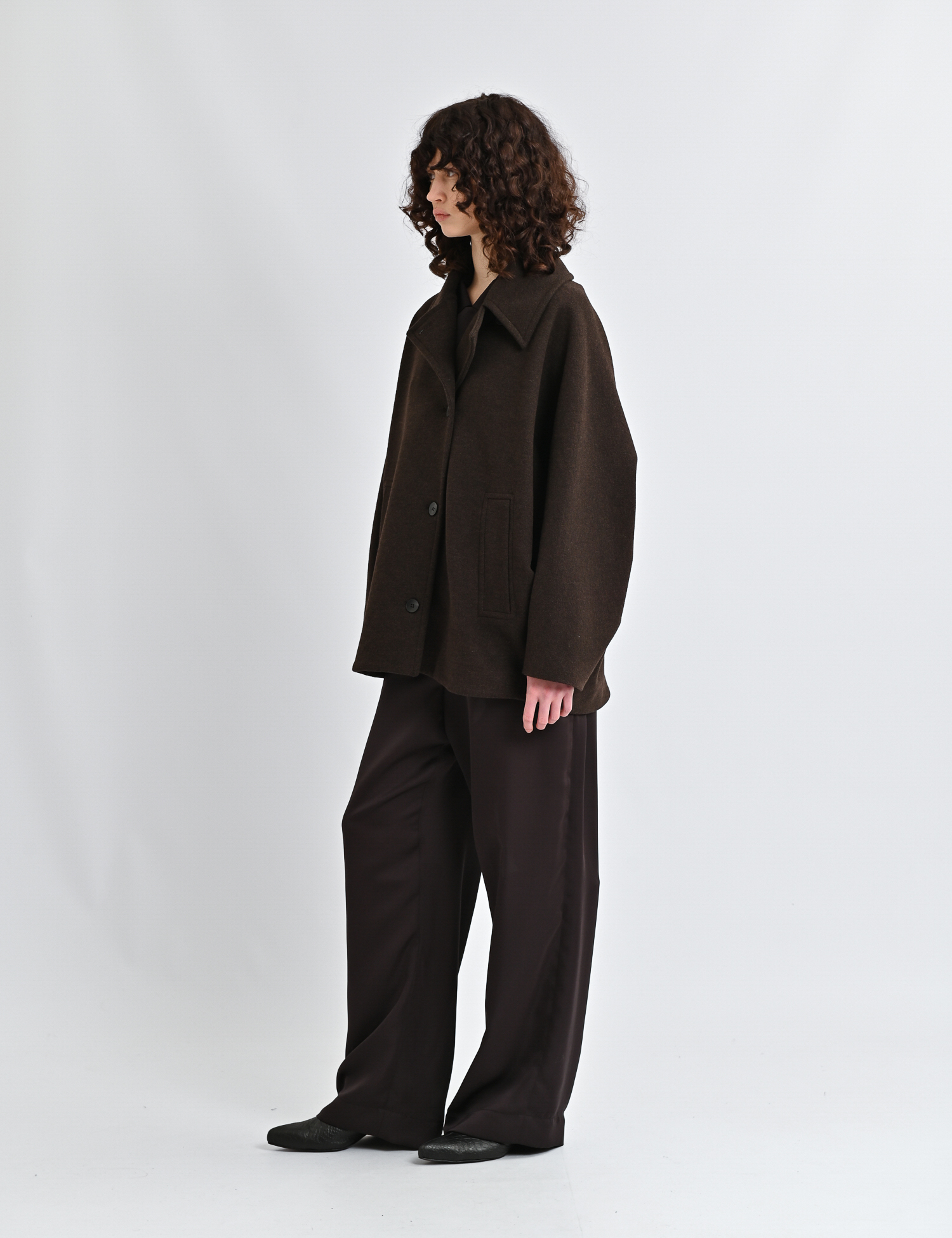 Картинка Пальто коричневе