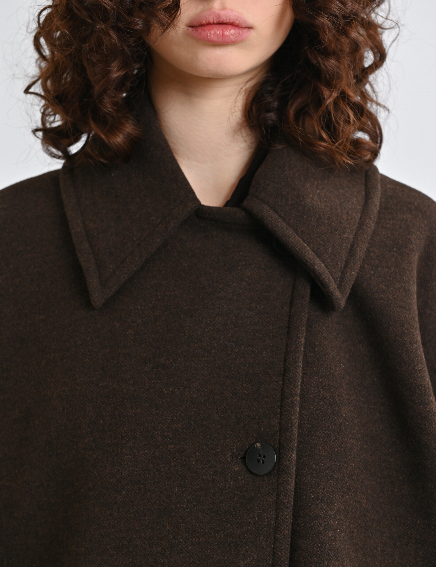 Картинка Пальто коричневе