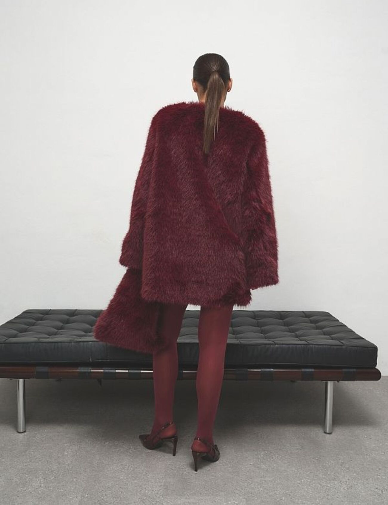 Картинка Шуба бордова