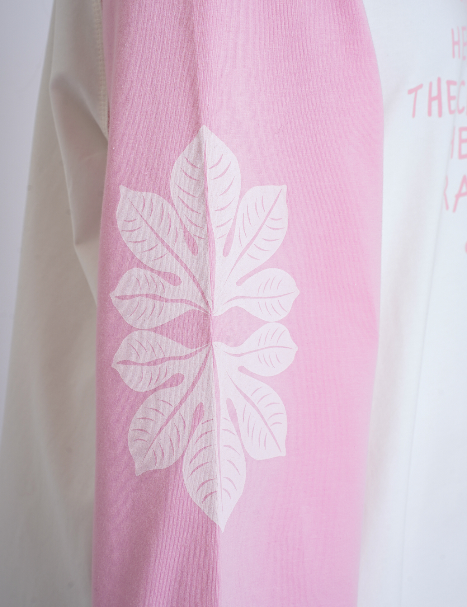 Картинка Лонгслів із реглан‑рукавами та контрастними принтами