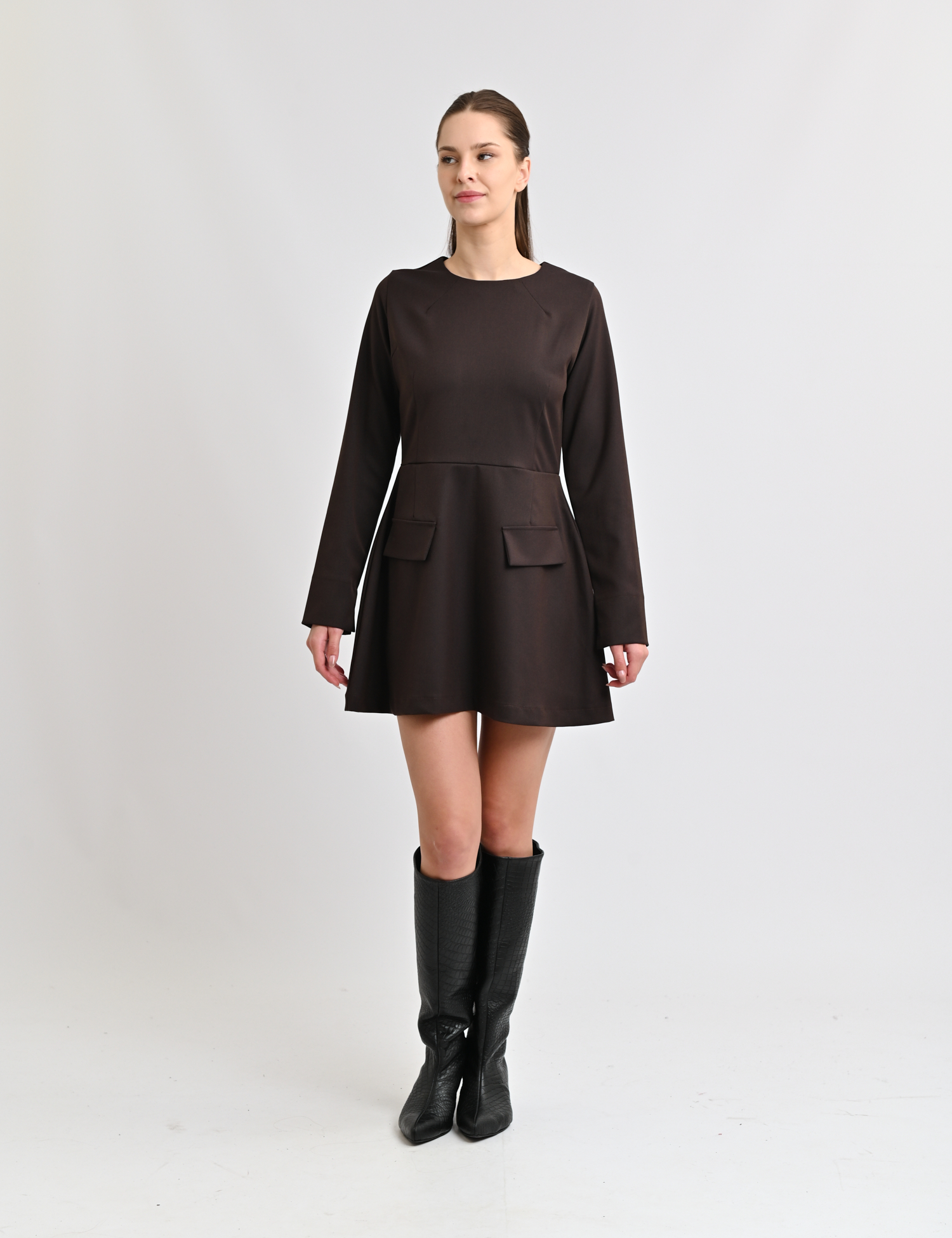 Картинка Сукня коричнева