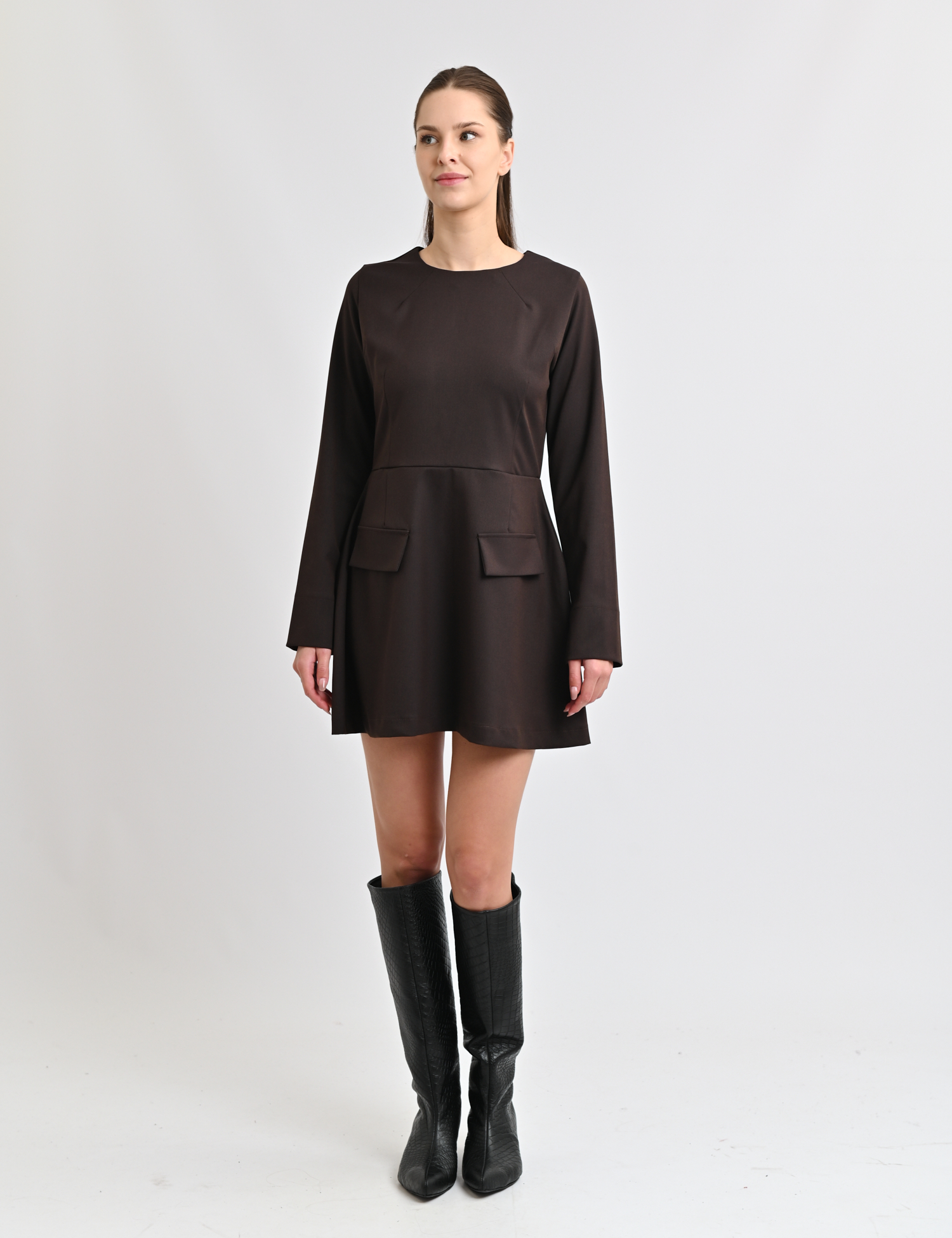 Картинка Сукня коричнева