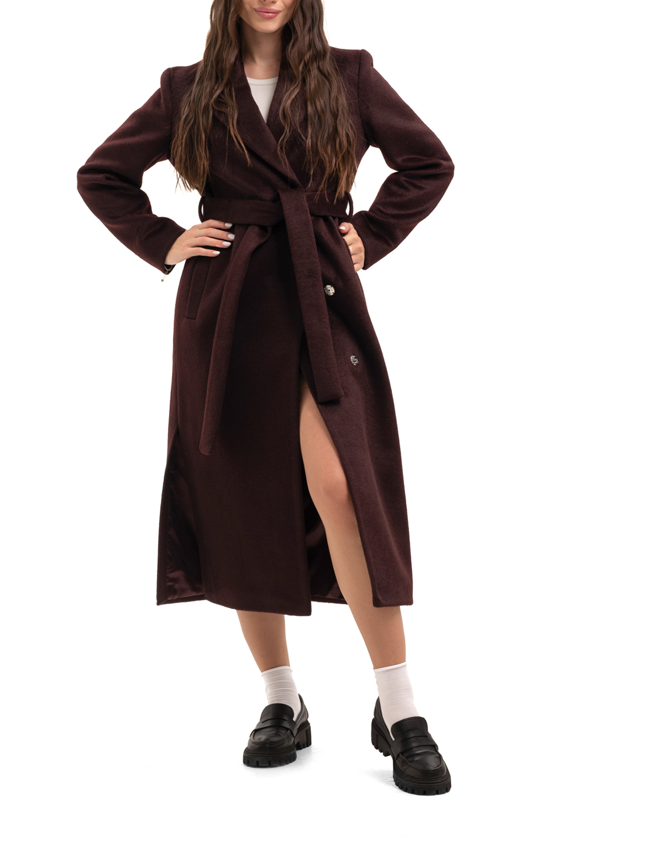 Картинка Пальто бордове