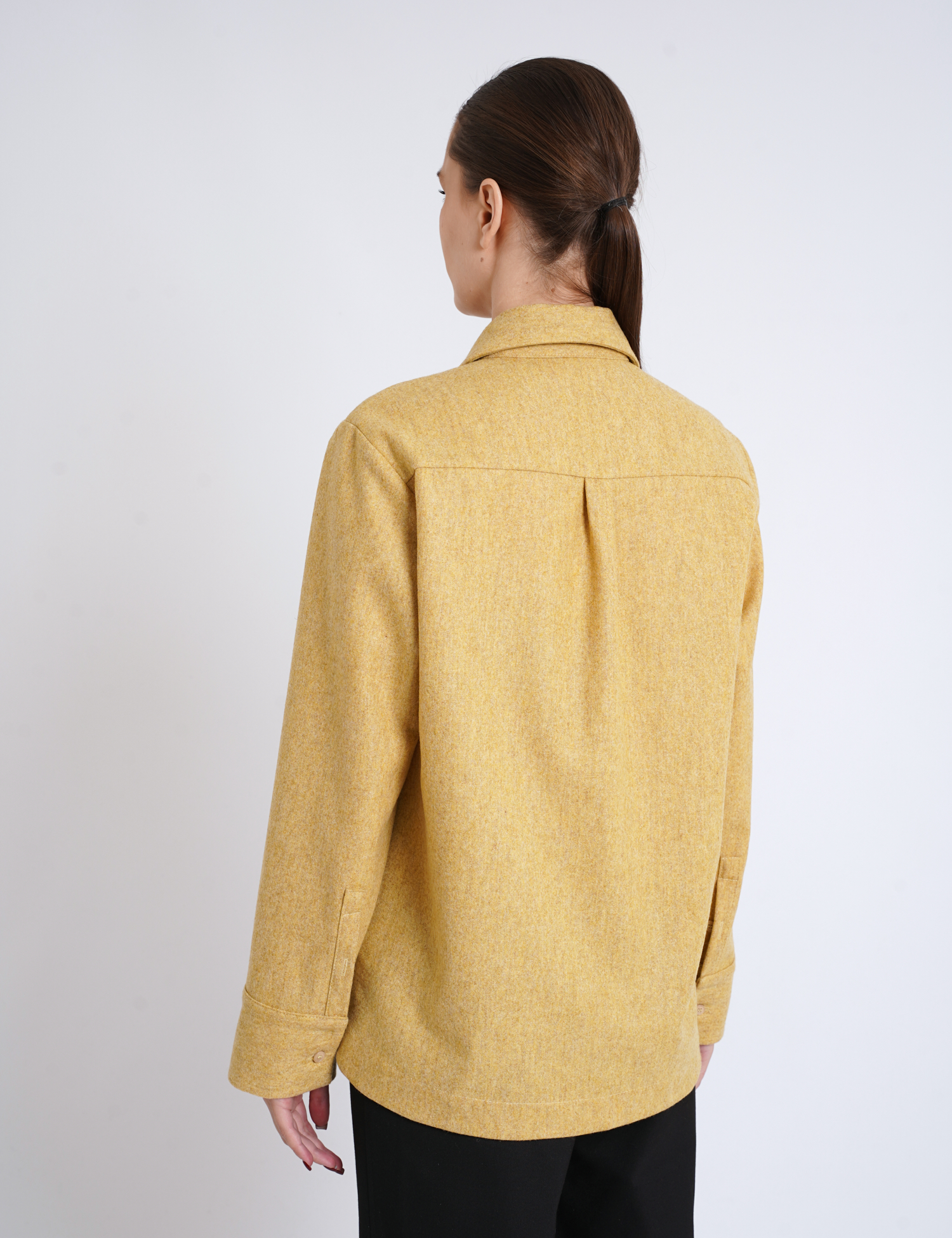 Картинка Сорочка з вовни жовта