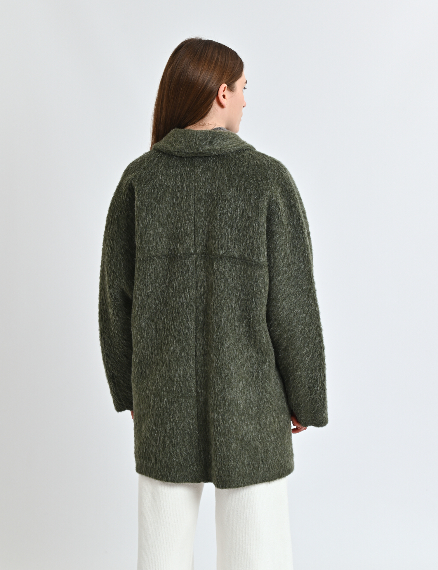 Картинка Пальто темно-зелене