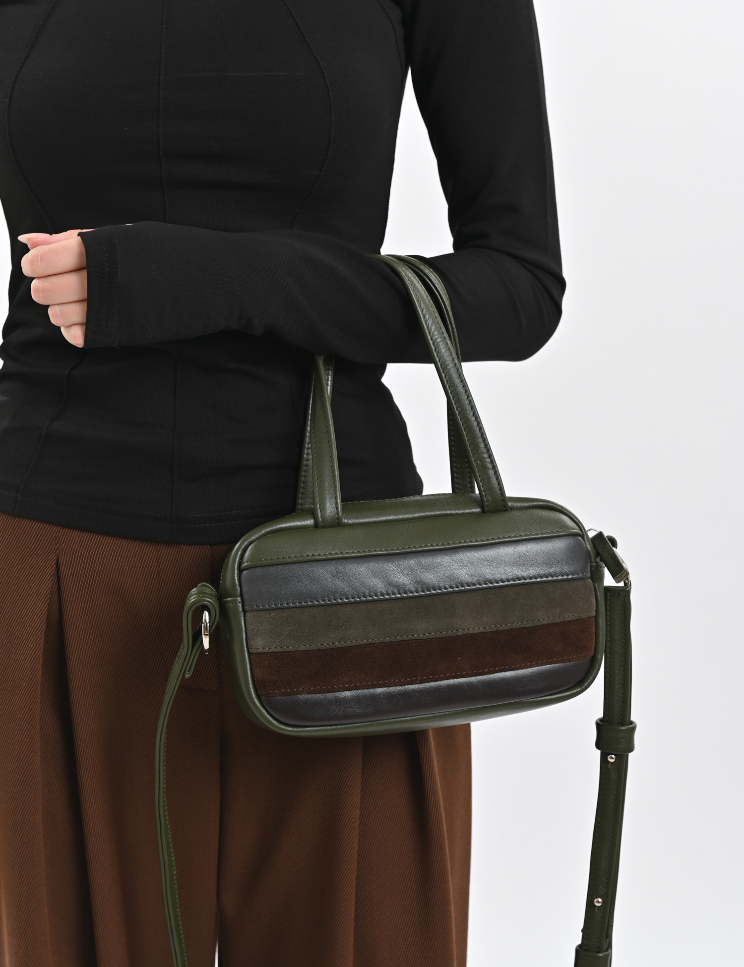 Картинка Сумка темно-зелена