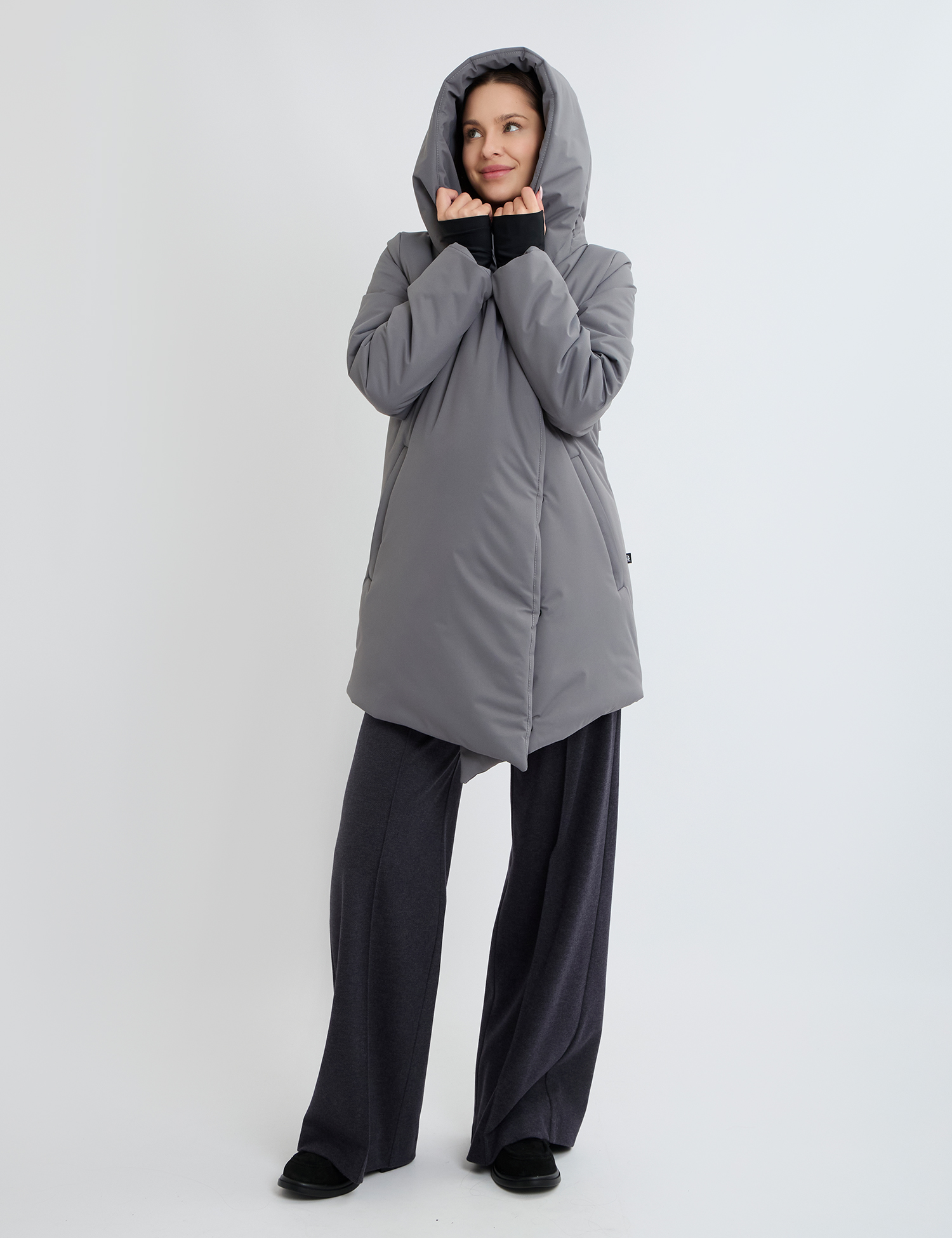 Картинка Пуховик сірий