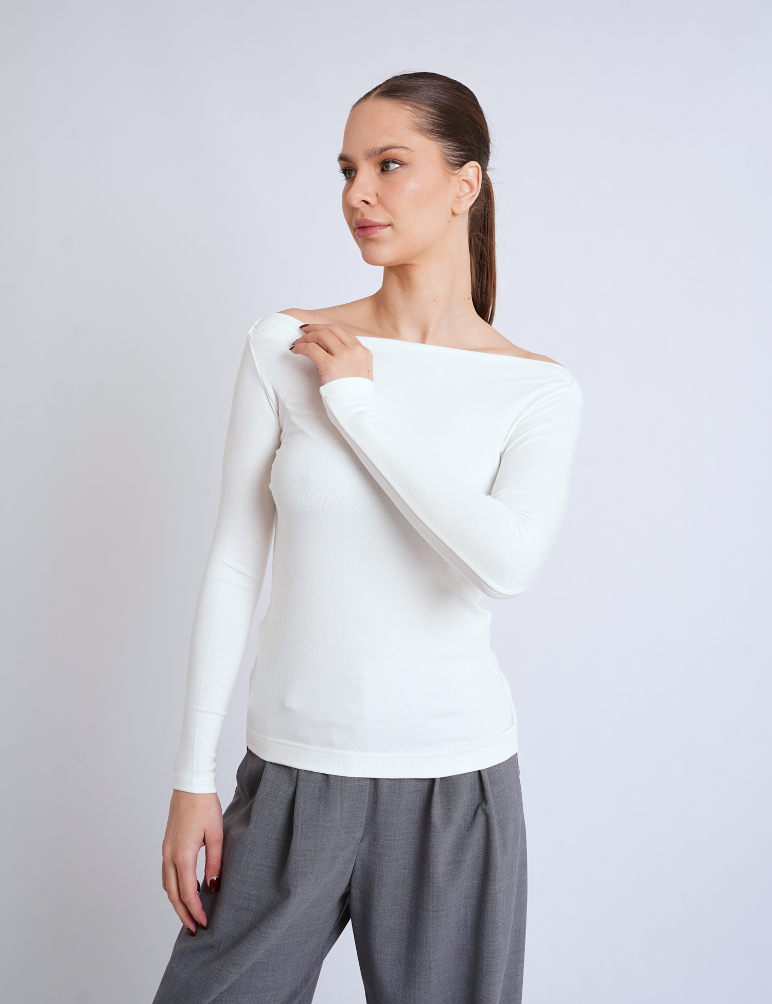 Картинка Лонгслів білий