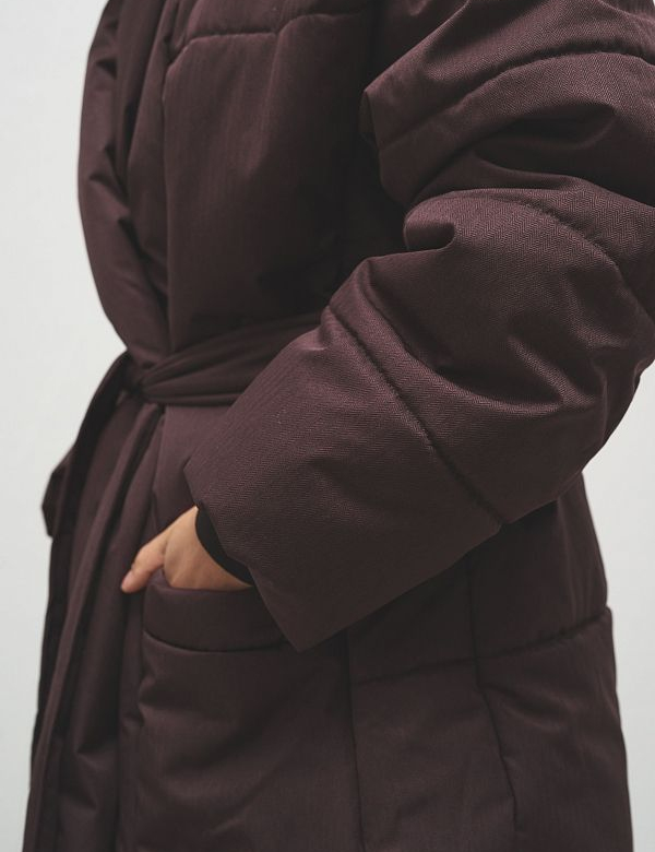 Картинка Пуховик шоколадний