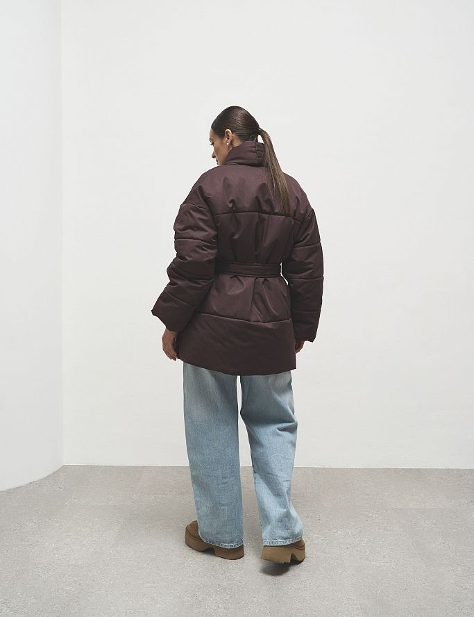 Картинка Пуховик шоколадний