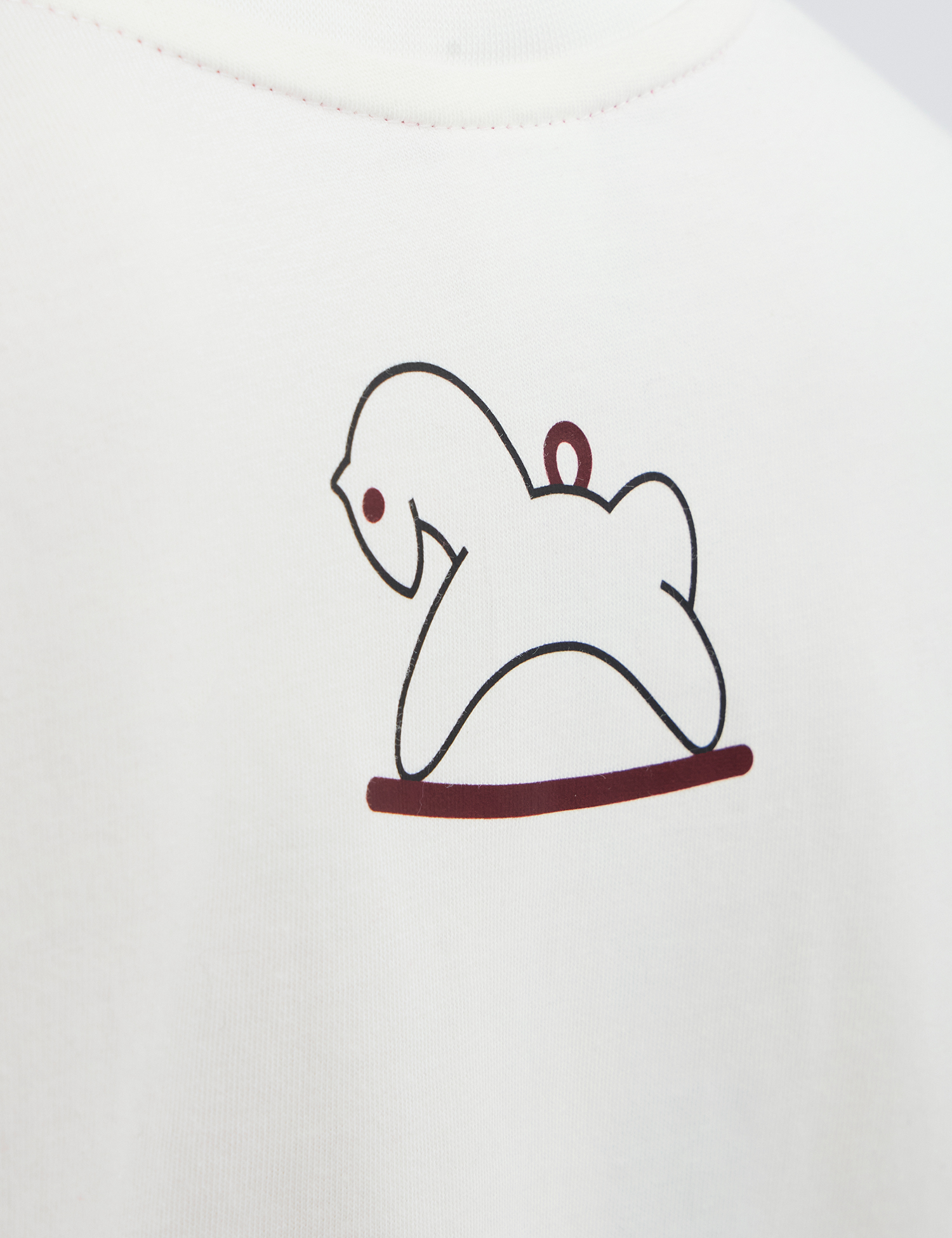 Картинка Лонгслів із лінійними ілюстраціями спереду та ззаду