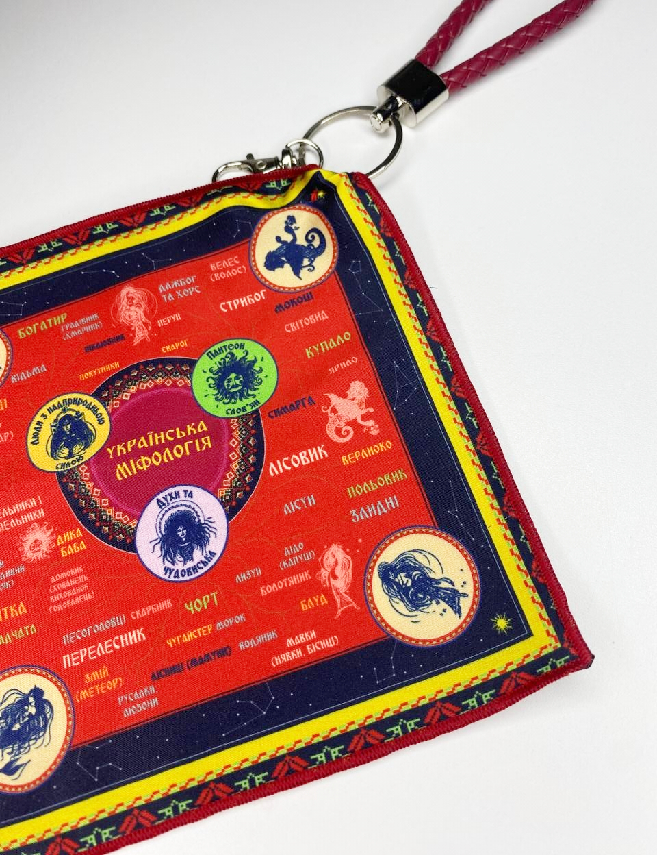 Картинка Дизайнерський брелок-хустка "Українська міфологія"