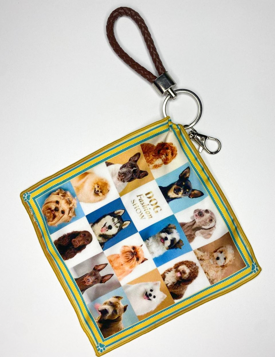 Картинка Дизайнерський брелок-хустка "Песики" 