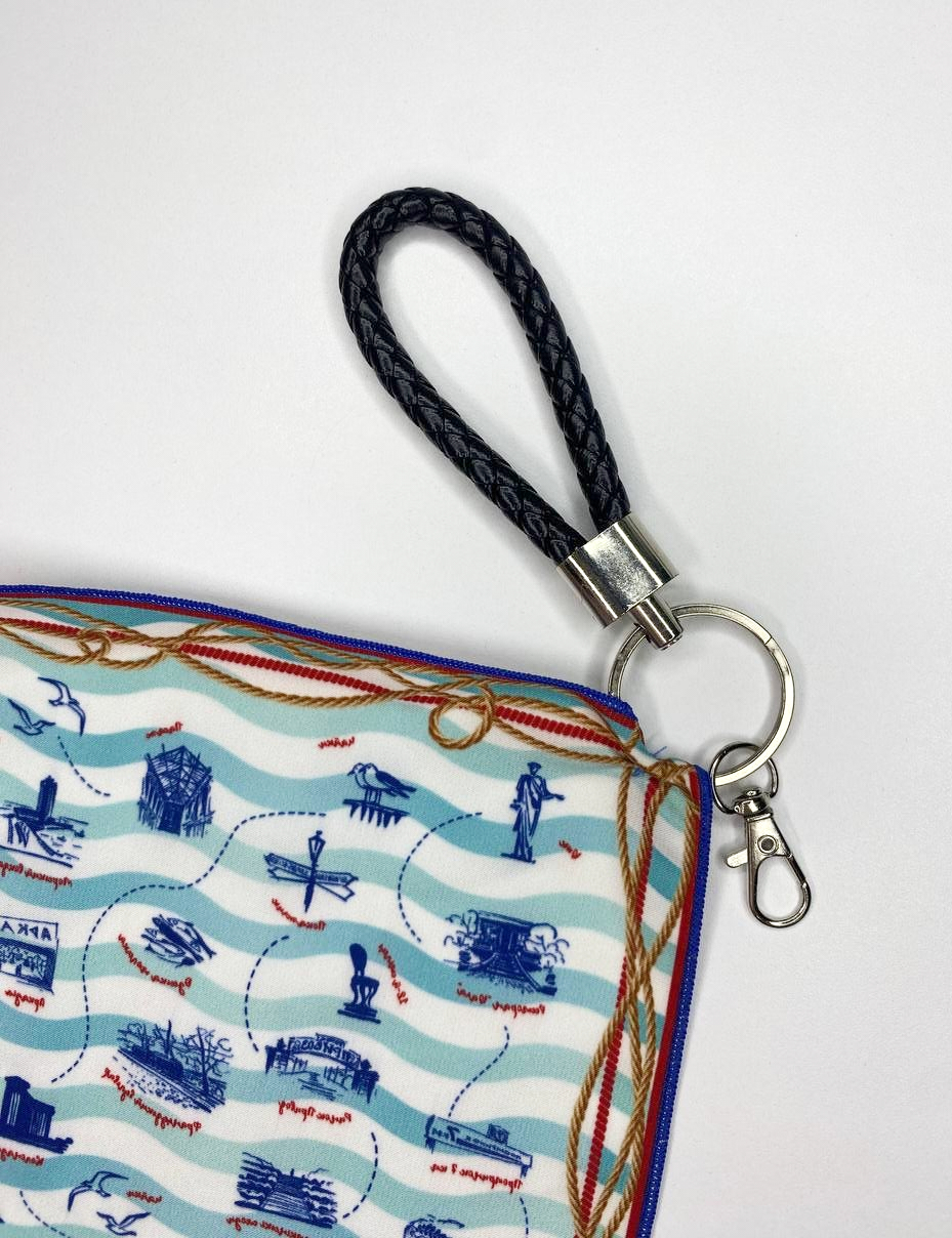 Картинка Дизайнерський брелок-хустка "Моя Одеса" з колекції "Міста України"