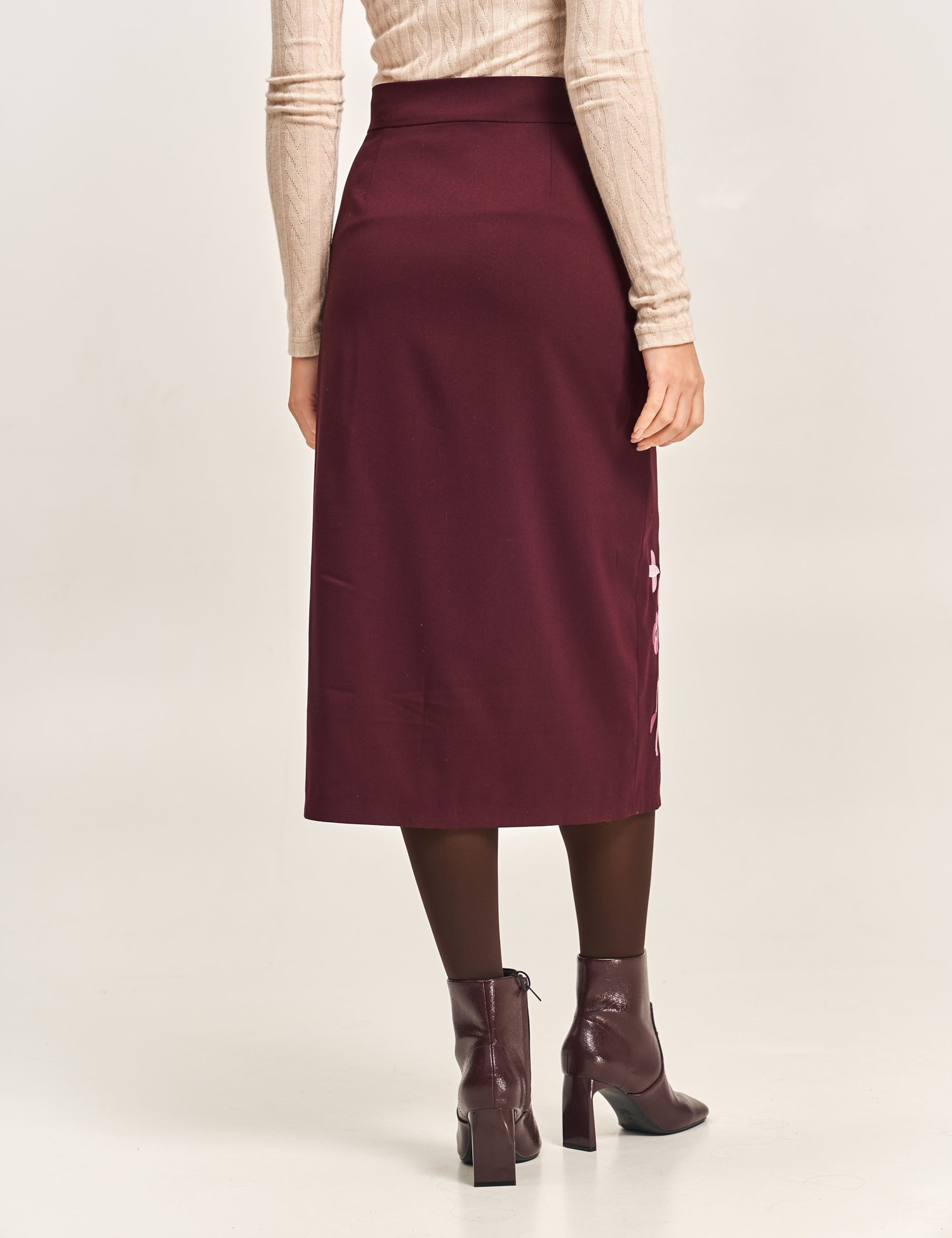 Картинка Спідниця бордова