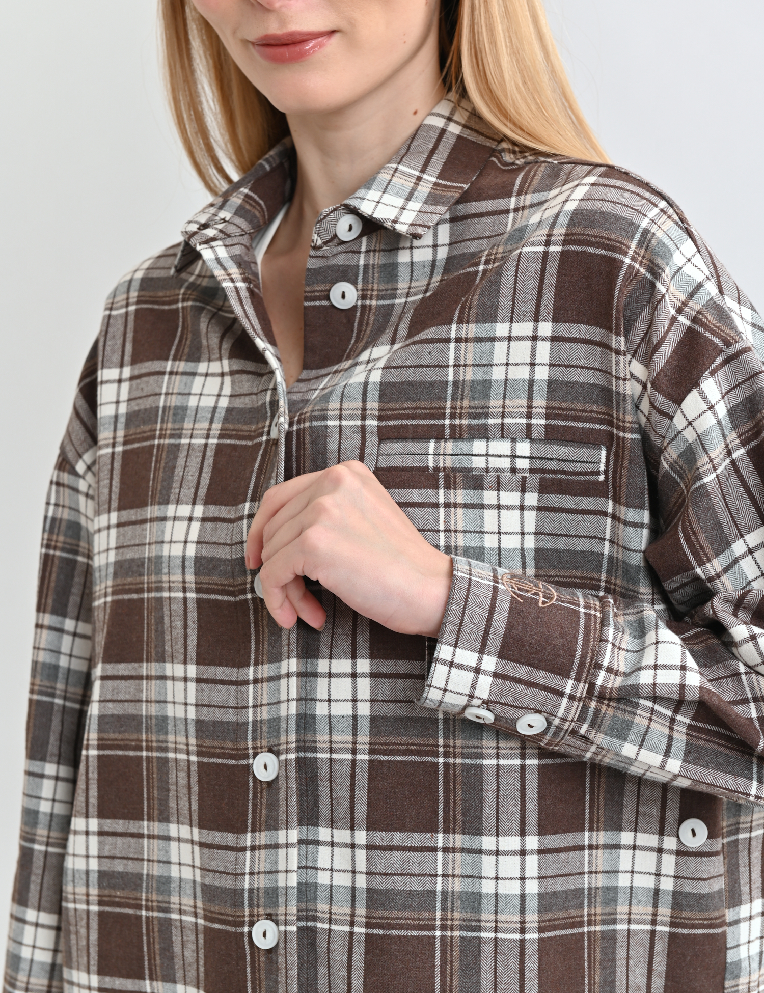 Картинка Сорочка коричнева