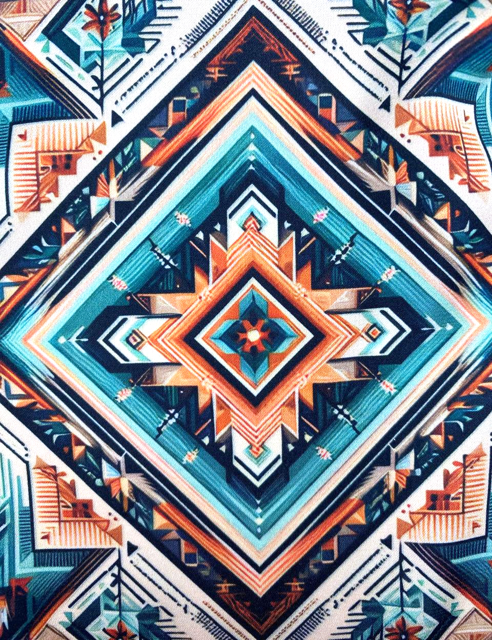 Картинка Дизайнерський брелок-хустка "Косівські візерунки" з патріотичної колекції "Україна"