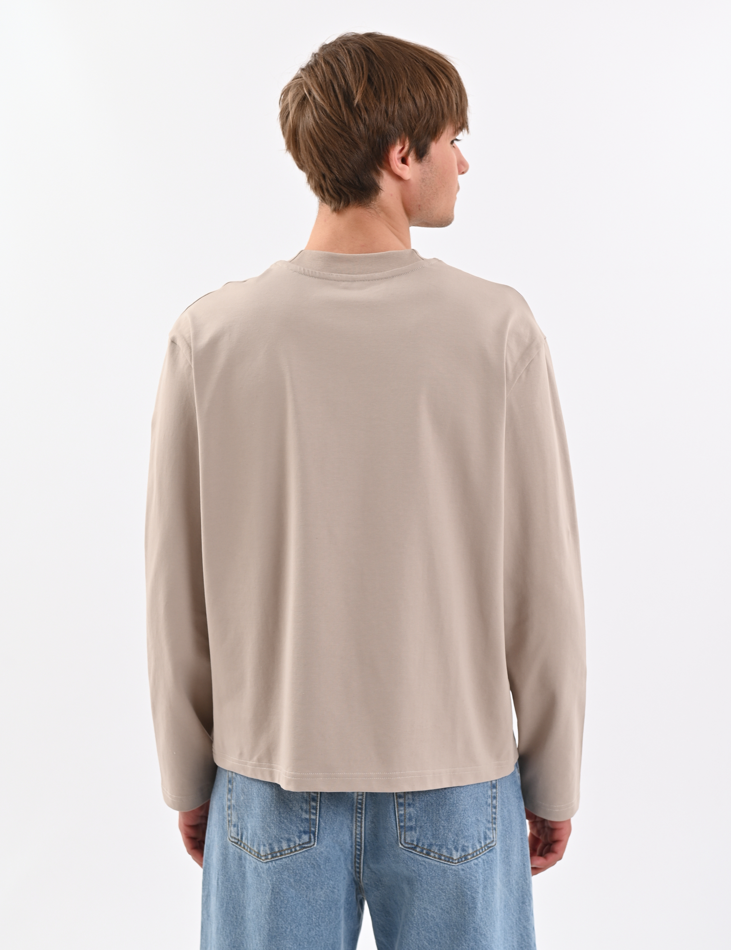 Картинка Лонгслів бежевий