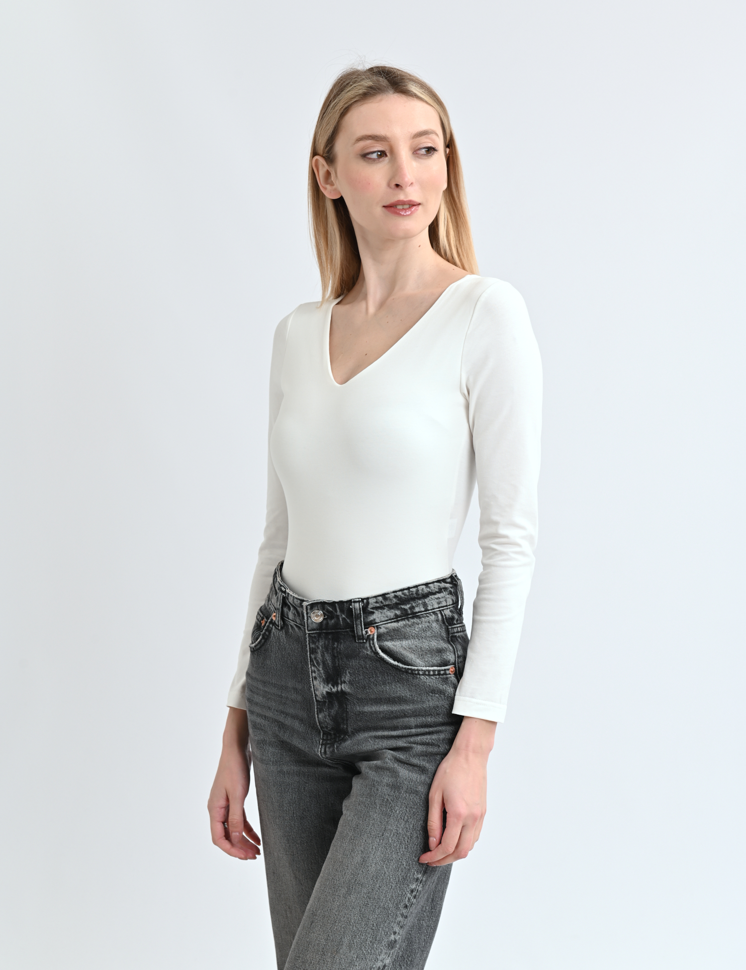 Картинка Лонгслів білий