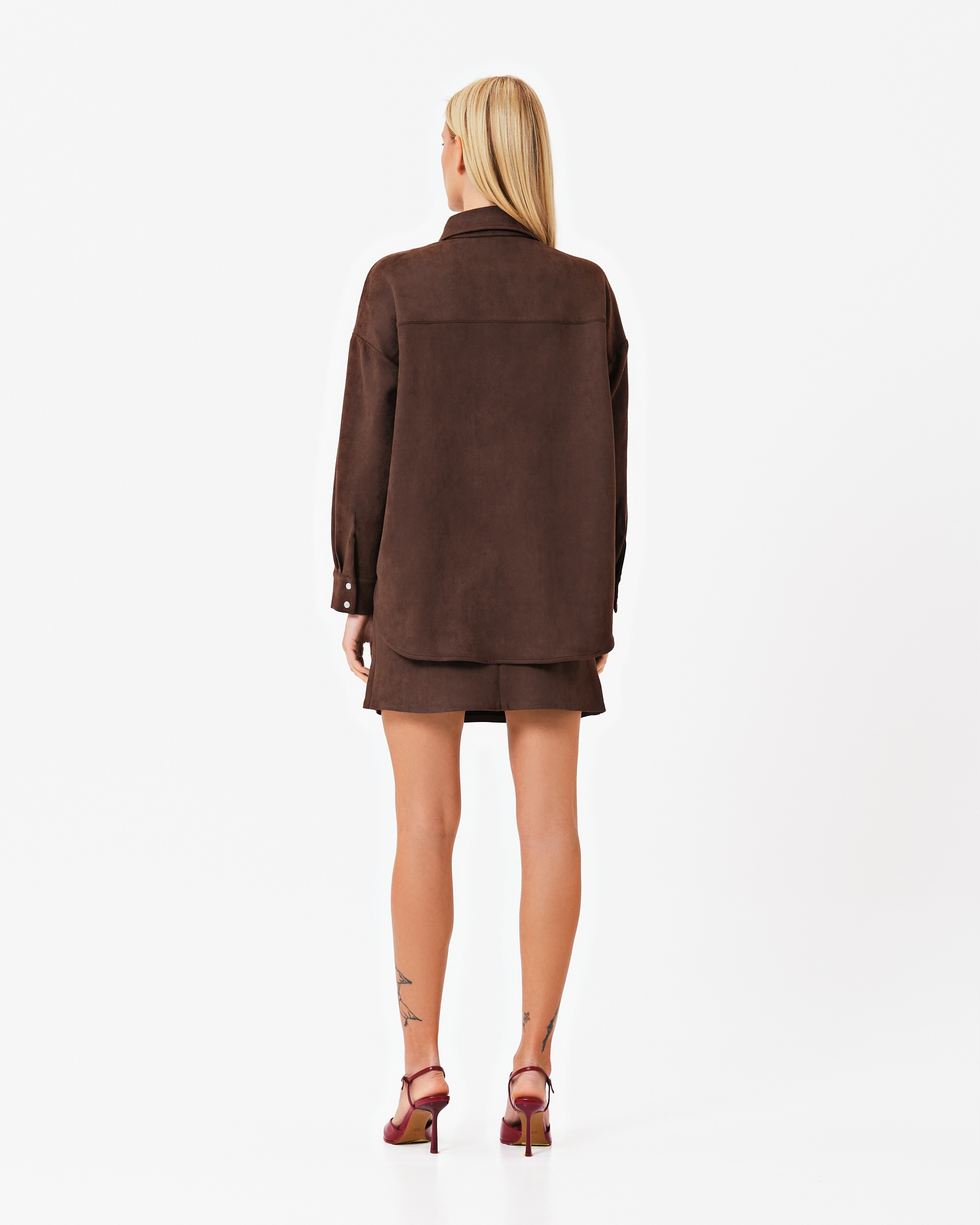 Картинка Сорочка темно-коричнева