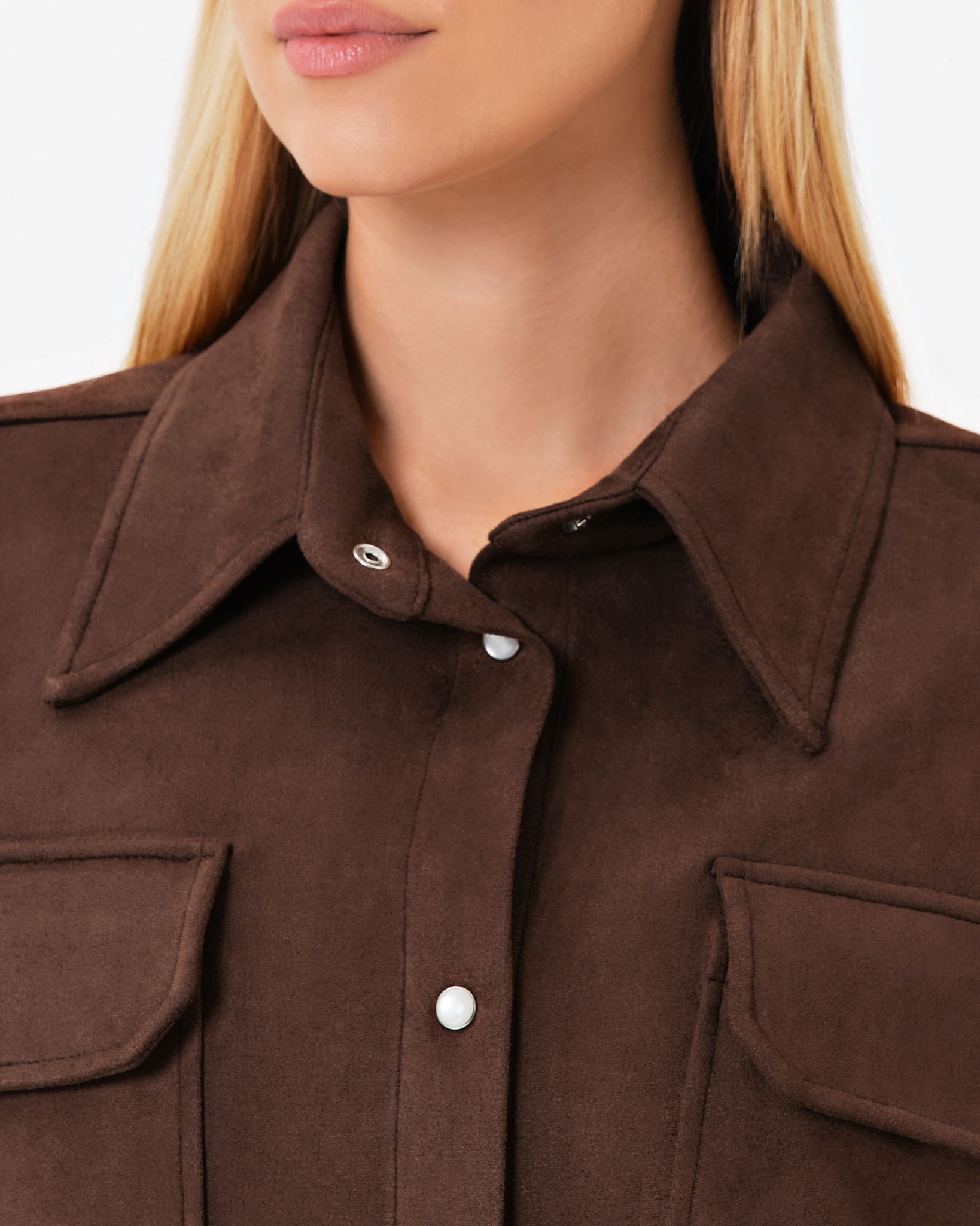 Картинка Сорочка темно-коричнева