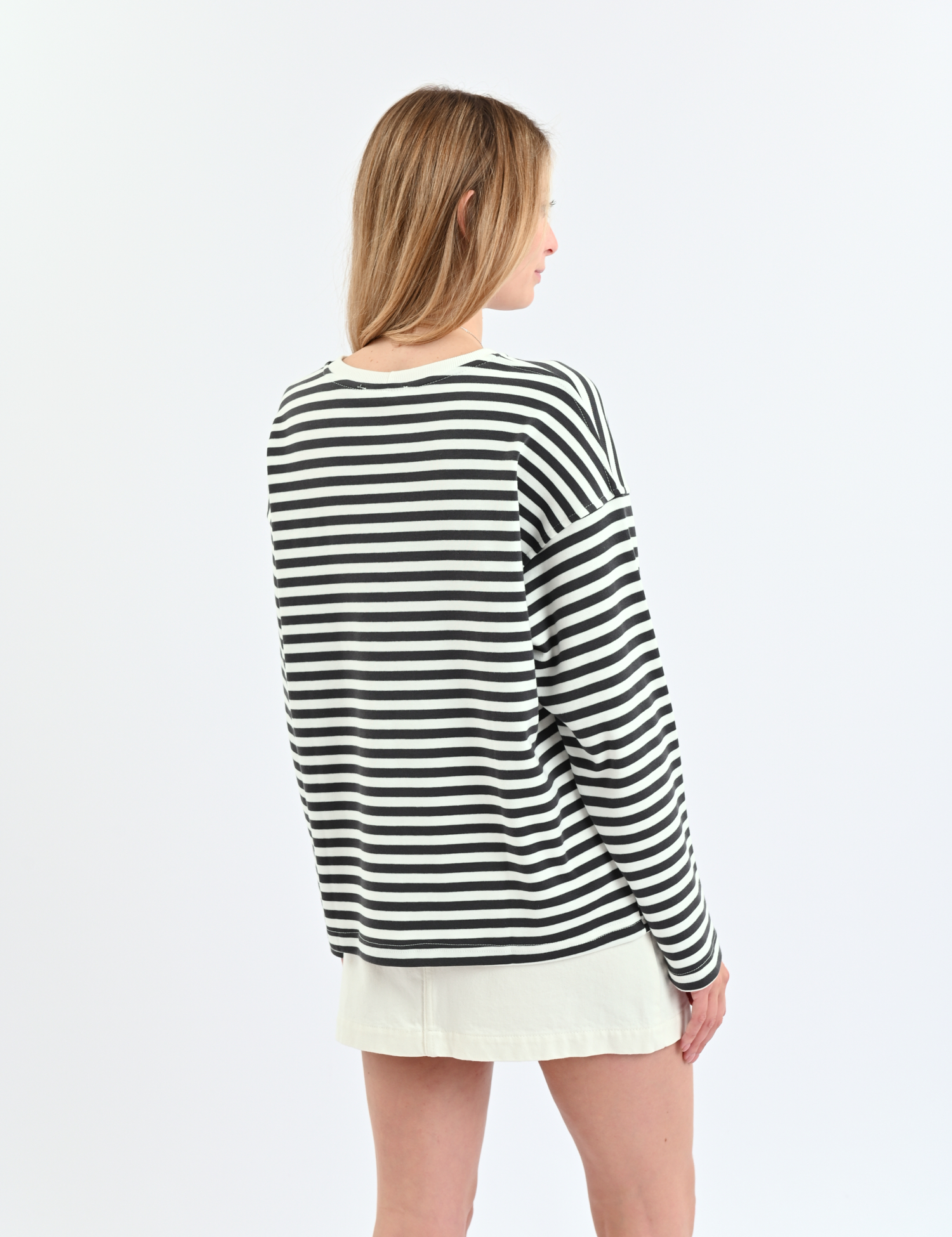 Картинка Лонгслів у смужку oversize
