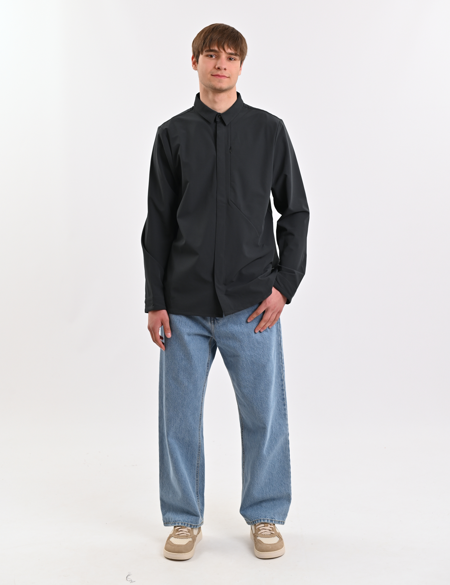 Картинка Сорочка темно-сіра