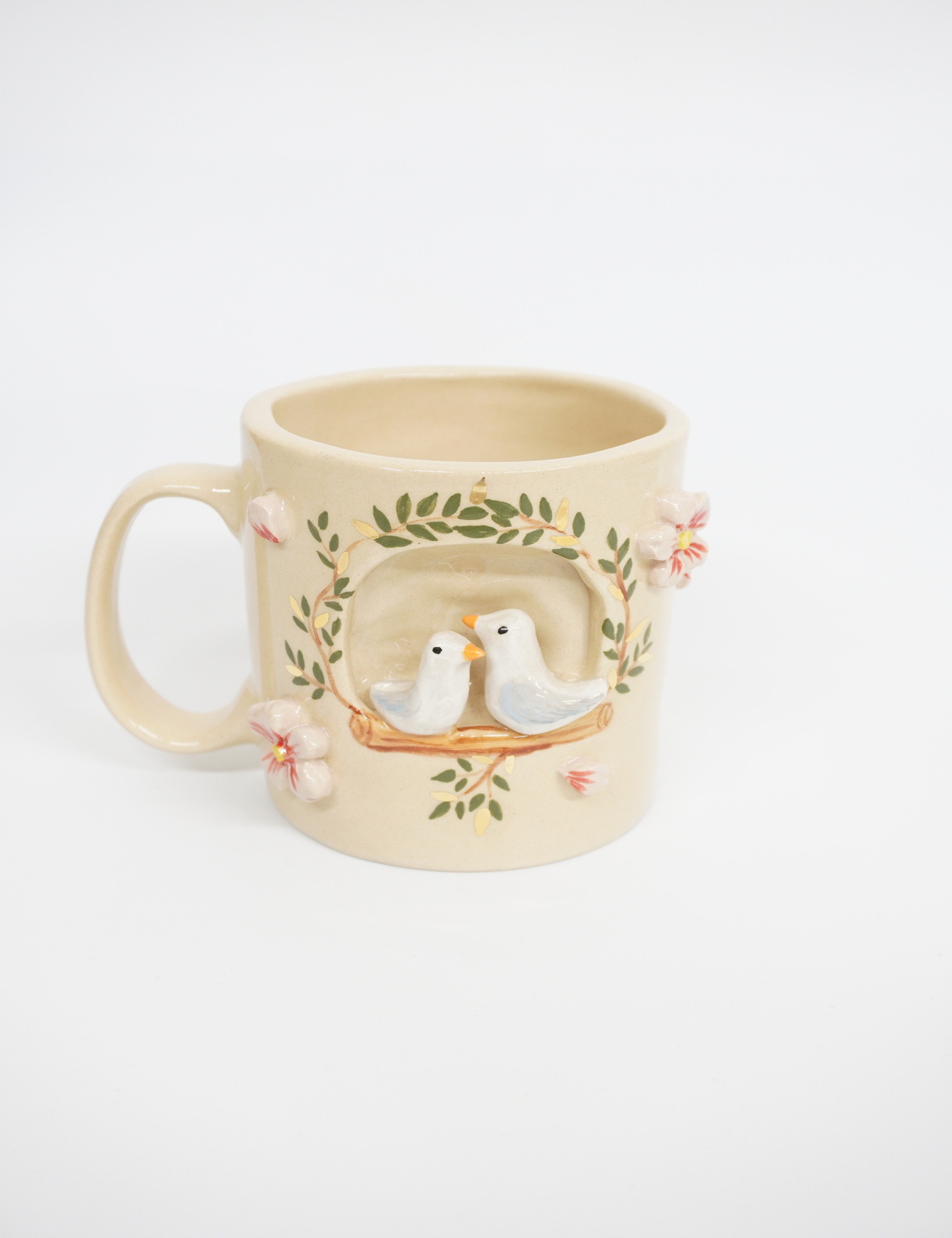 Картинка Чашка" Голубки"