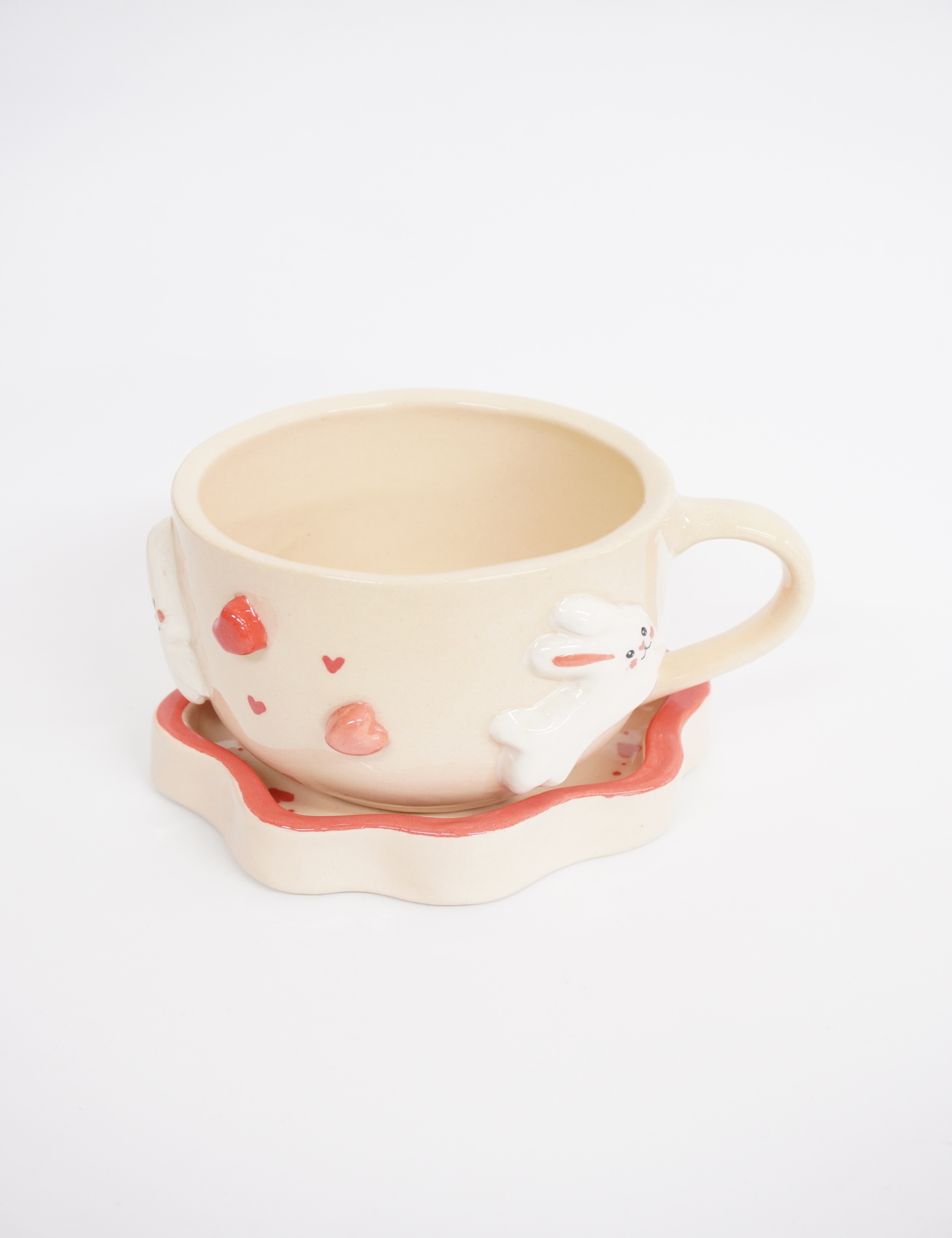 Картинка Набір " Кролик з сердечками "