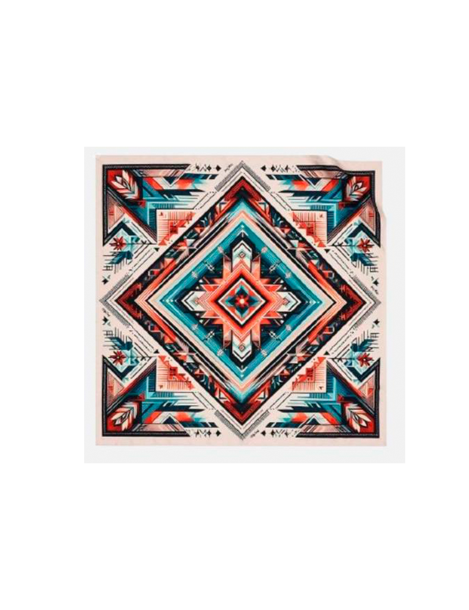 Картинка Дизайнерська хустка "Косівські візерунки (кераміка)"