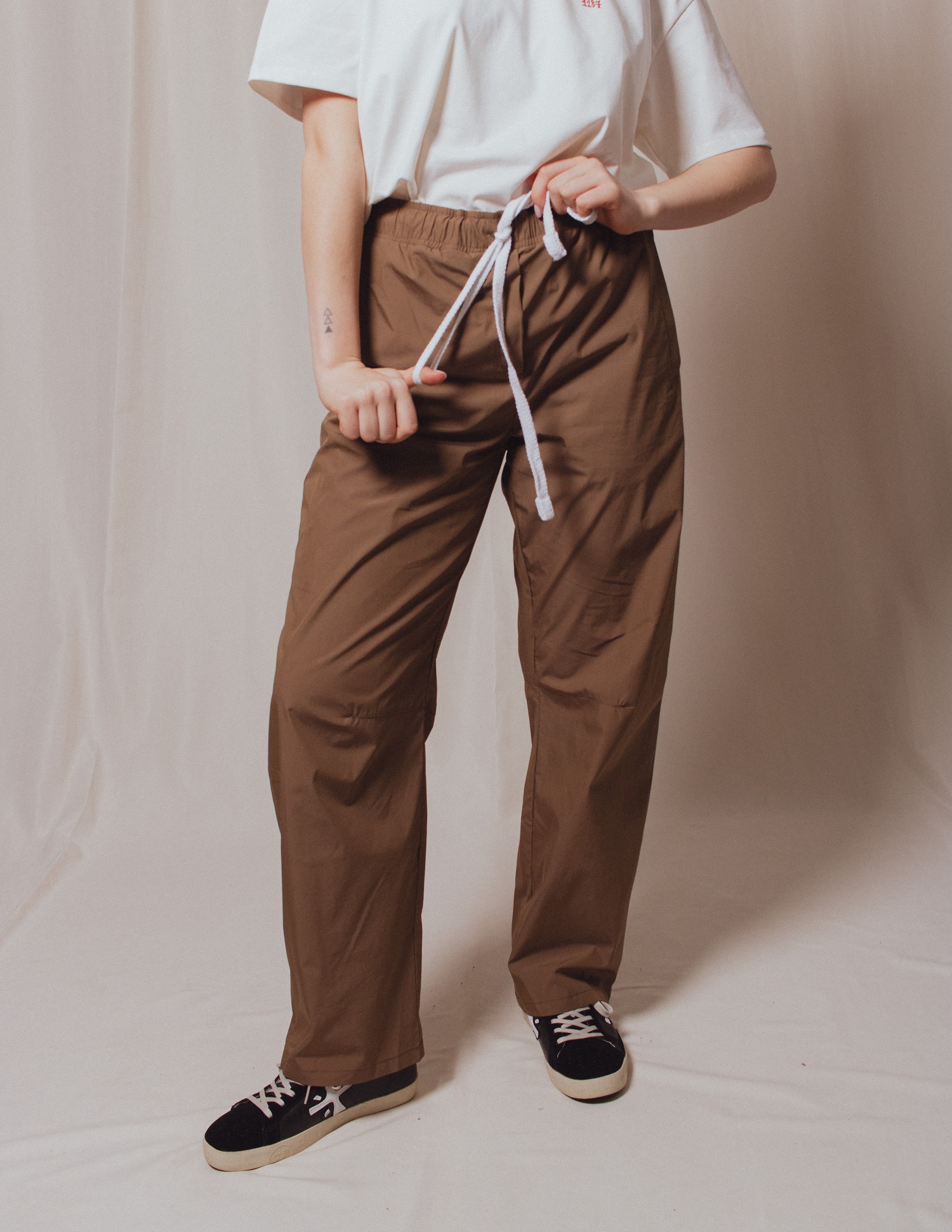 Картинка Штани балони бежеві