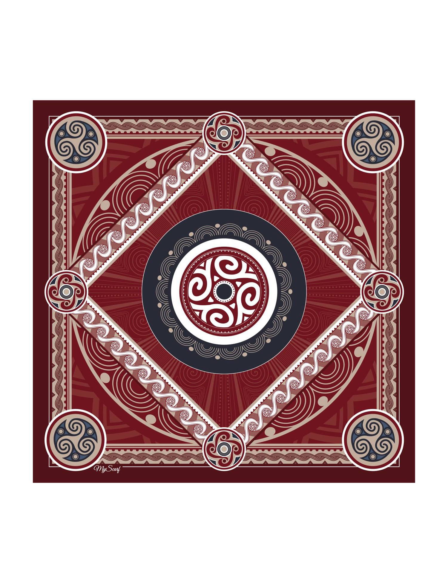 Картинка Дизайнерська хустка "Трипілля"