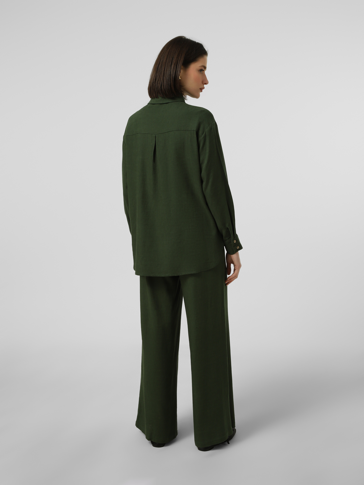 Картинка Штани темно-зелені