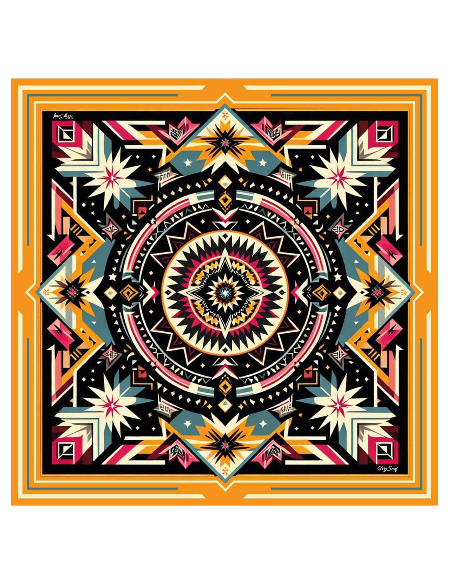 Картинка Дизайнерська хустка "Карпатська зірка"