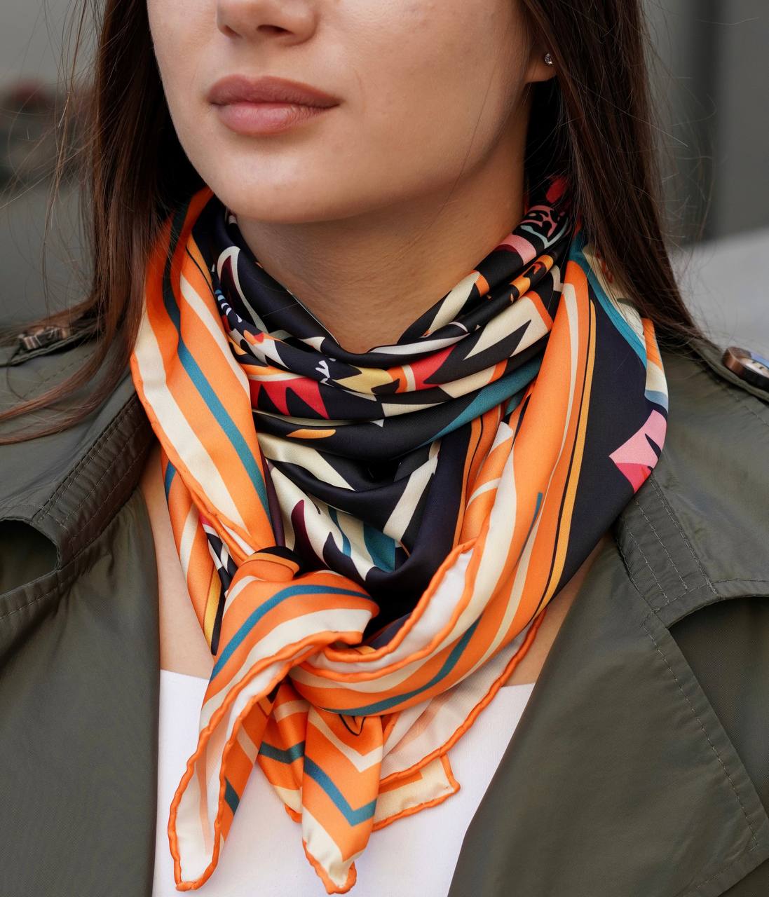 Картинка Дизайнерська хустка "Карпатська зірка"