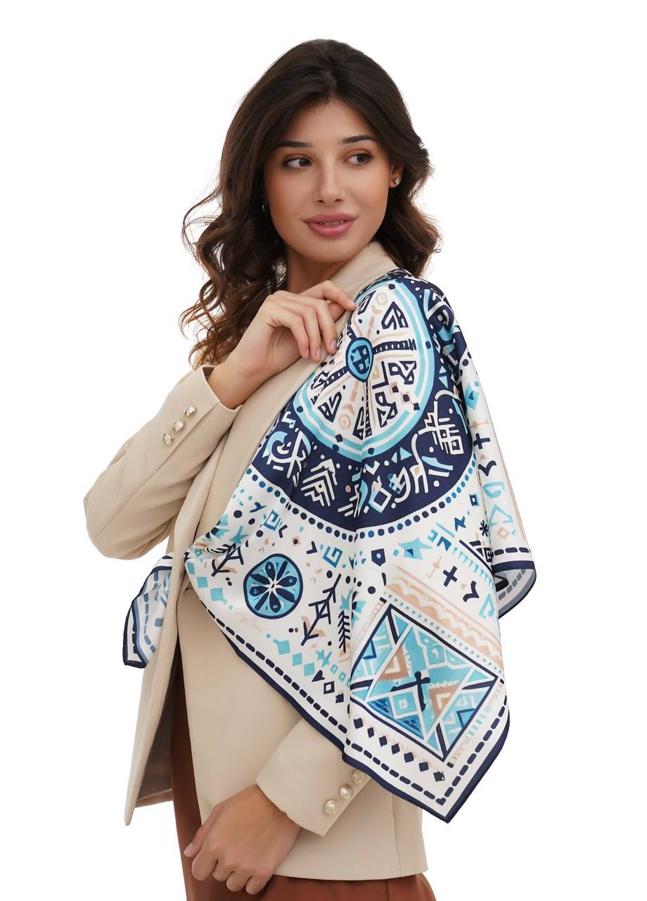 Картинка Дизайнерська хустка "Коловорот життя"