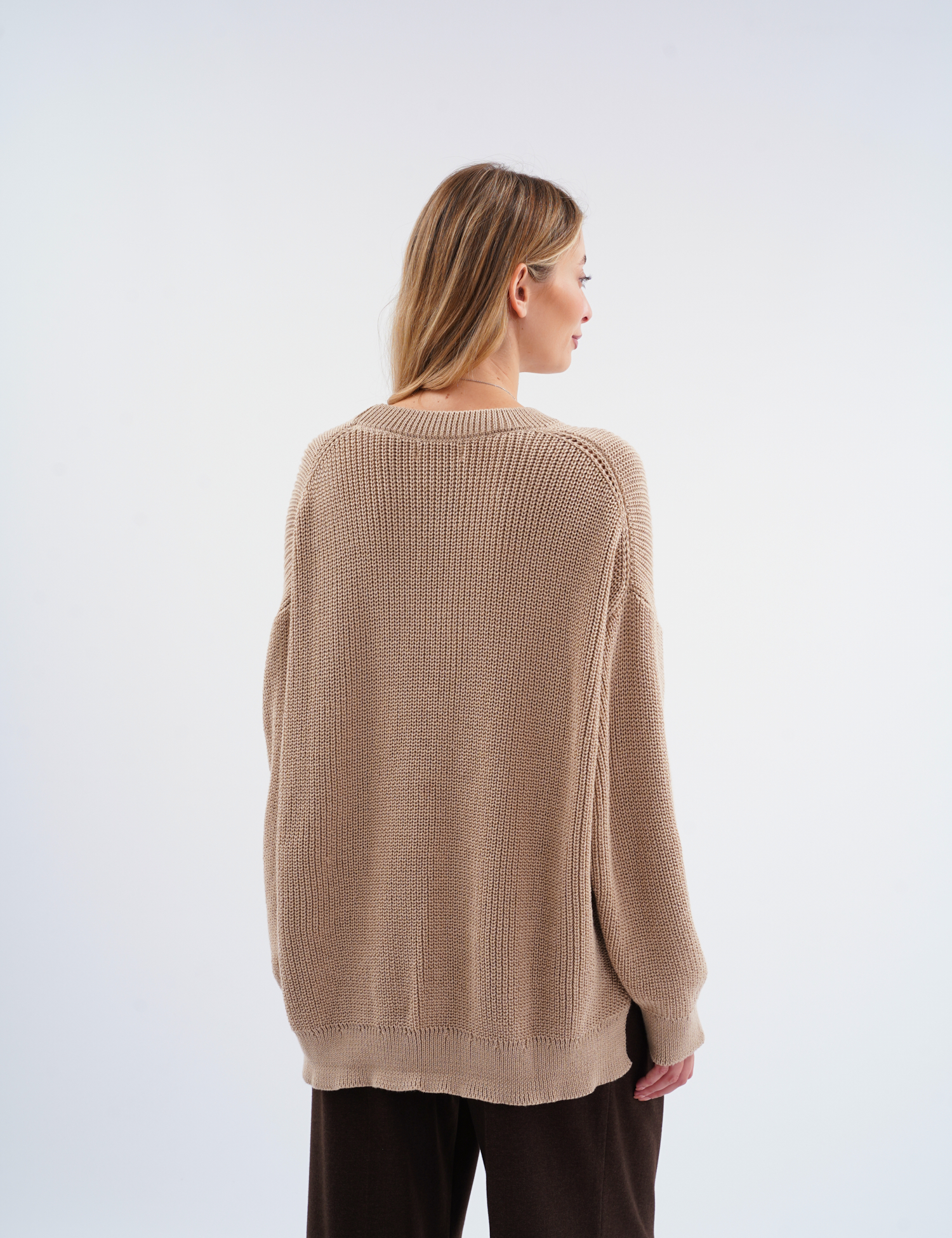 Картинка Светр oversize фактурної в'язки