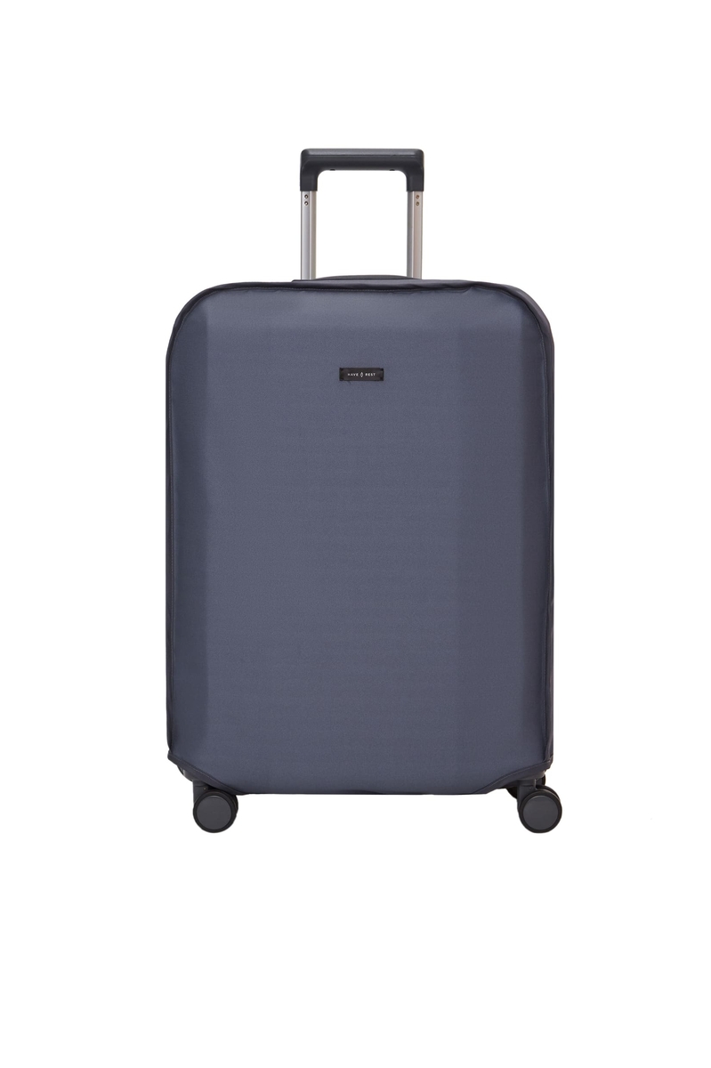 Картинка Захисний чохол для валіз ECO TRAVEL SMALL темно-сірий