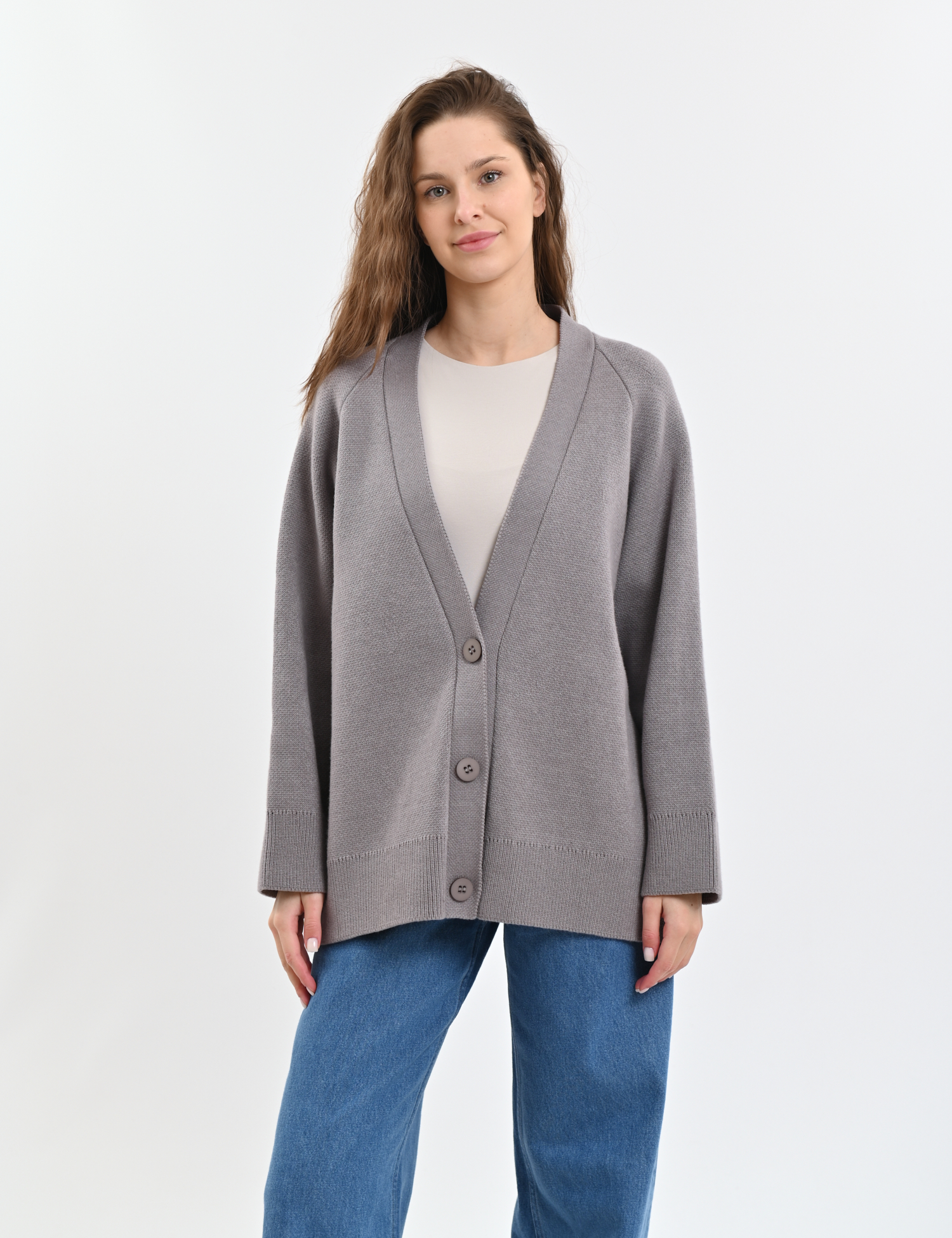 Картинка Кардиган сірий