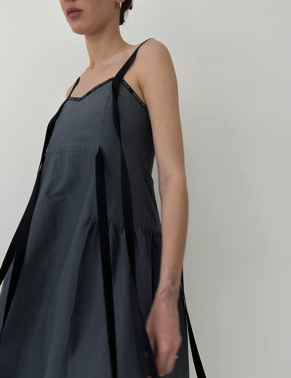 Картинка Сарафан темно-сірий