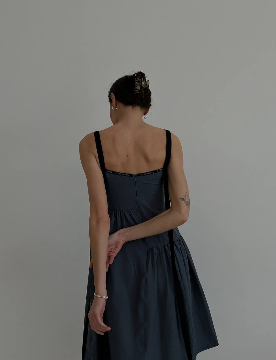 Картинка Сарафан темно-сірий