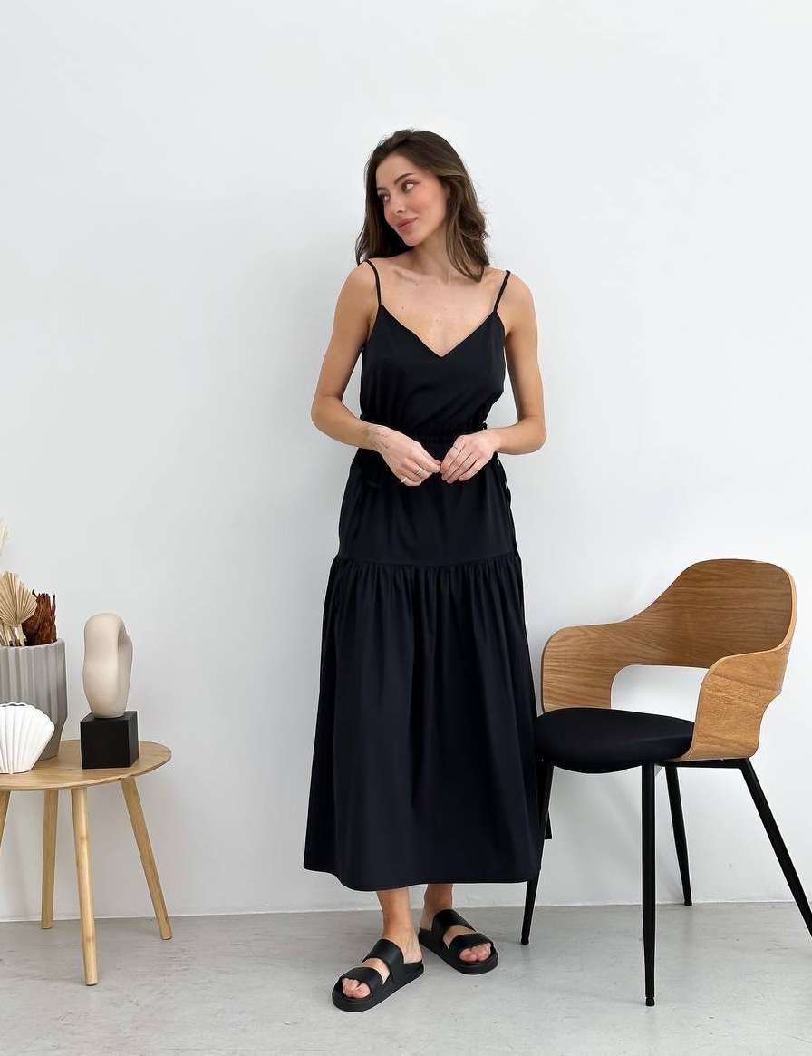 Картинка Сарафан чорний