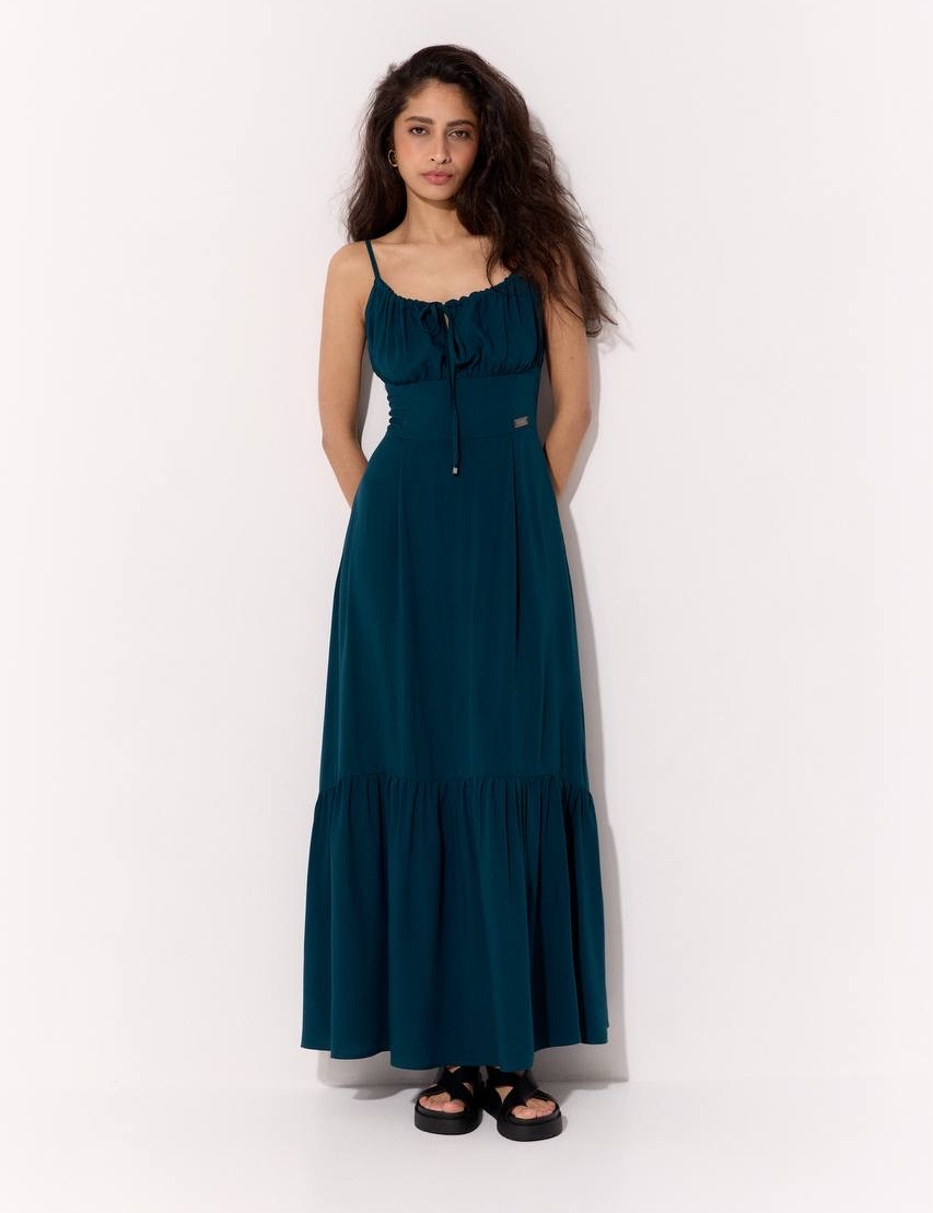 Картинка Сукня темно-зелена