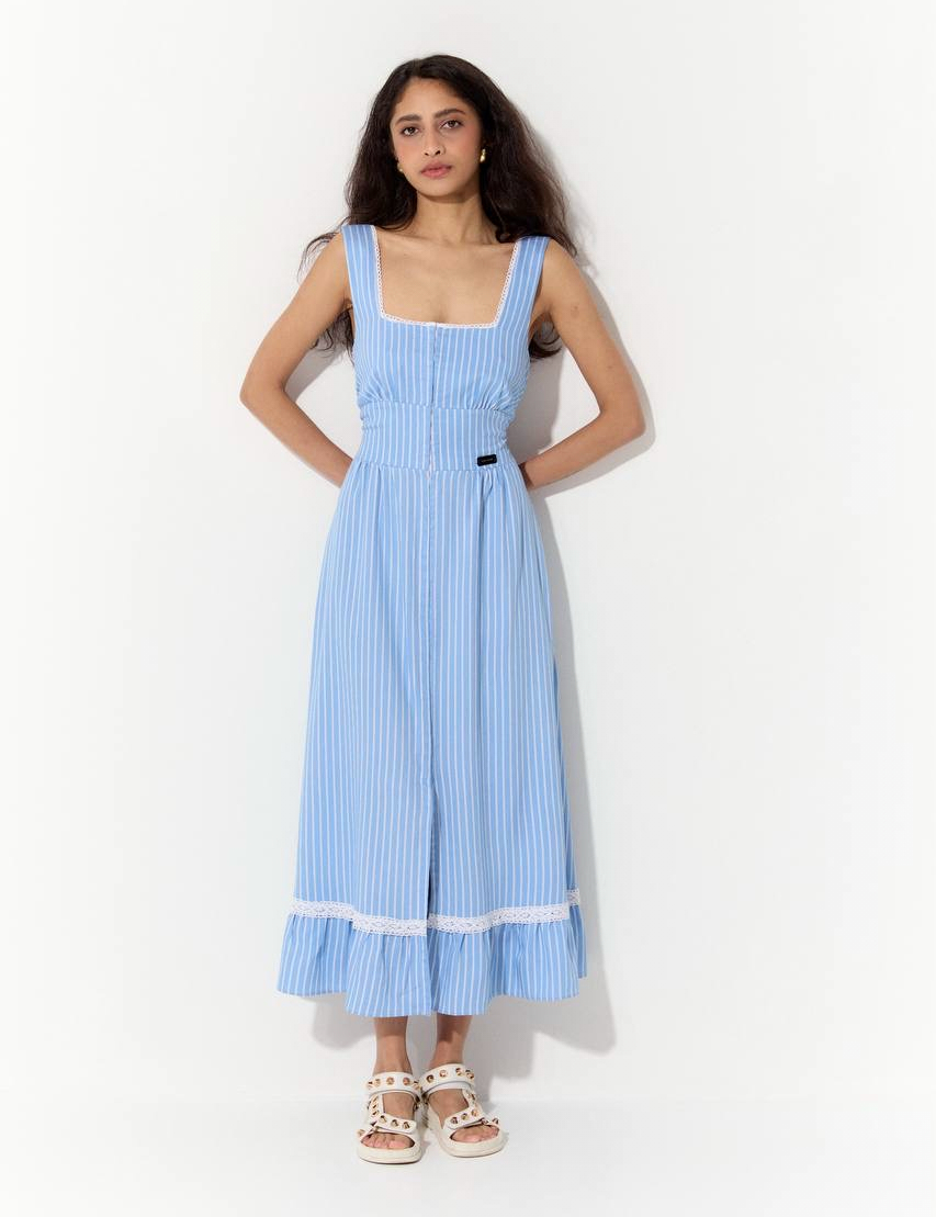 Картинка Блакитна сукня міді